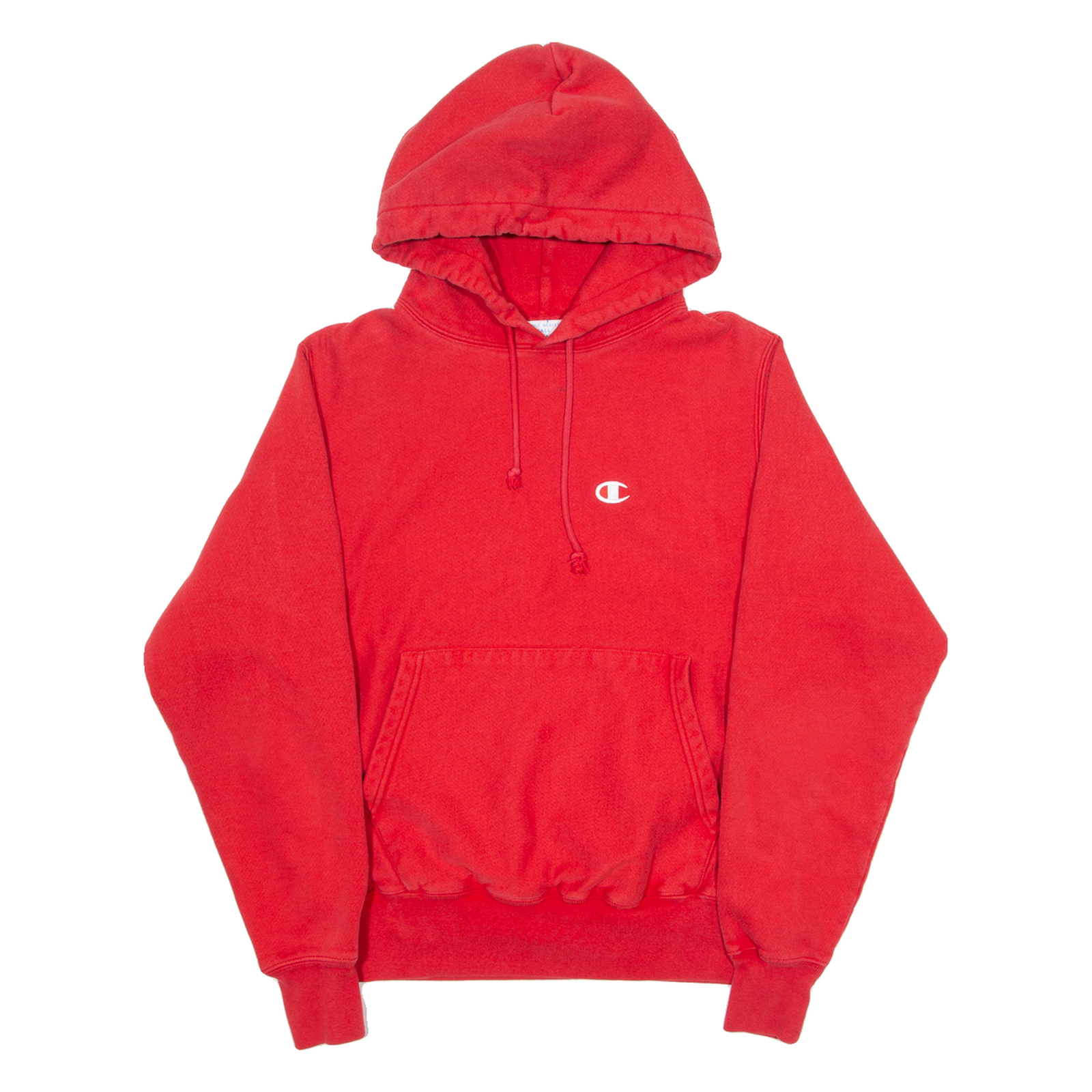 CHAMPION REVERSE WEAVE Mens Red Hoodie S Refurbished - N/A refurbished available on Cerqular