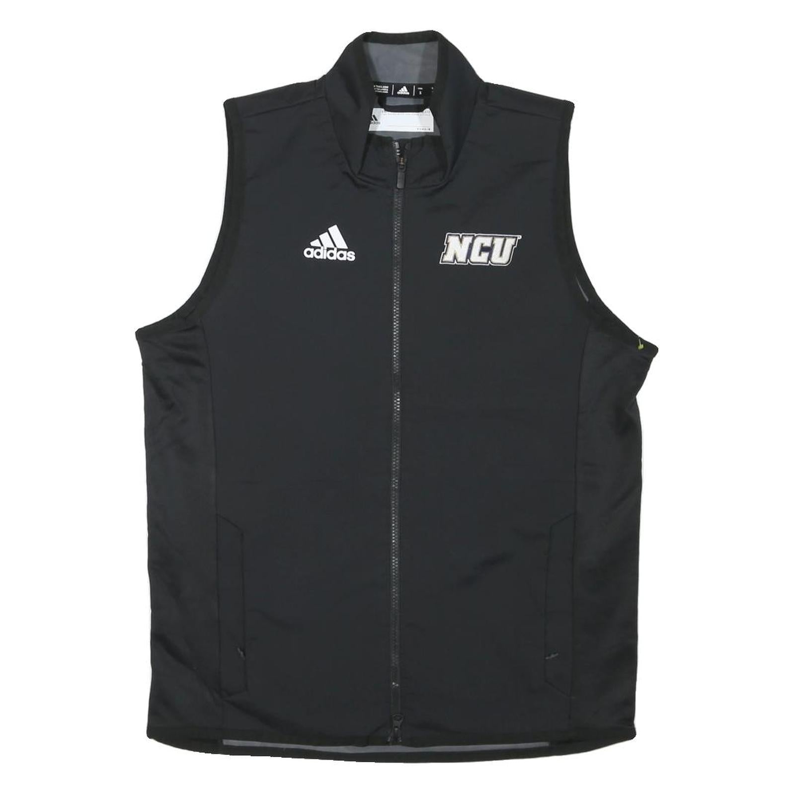 ADIDAS Mens Black S Polyester Blend Jacket Vest Zip Sportswear Athletic S Refurbished - N/A refurbished available on Cerqular