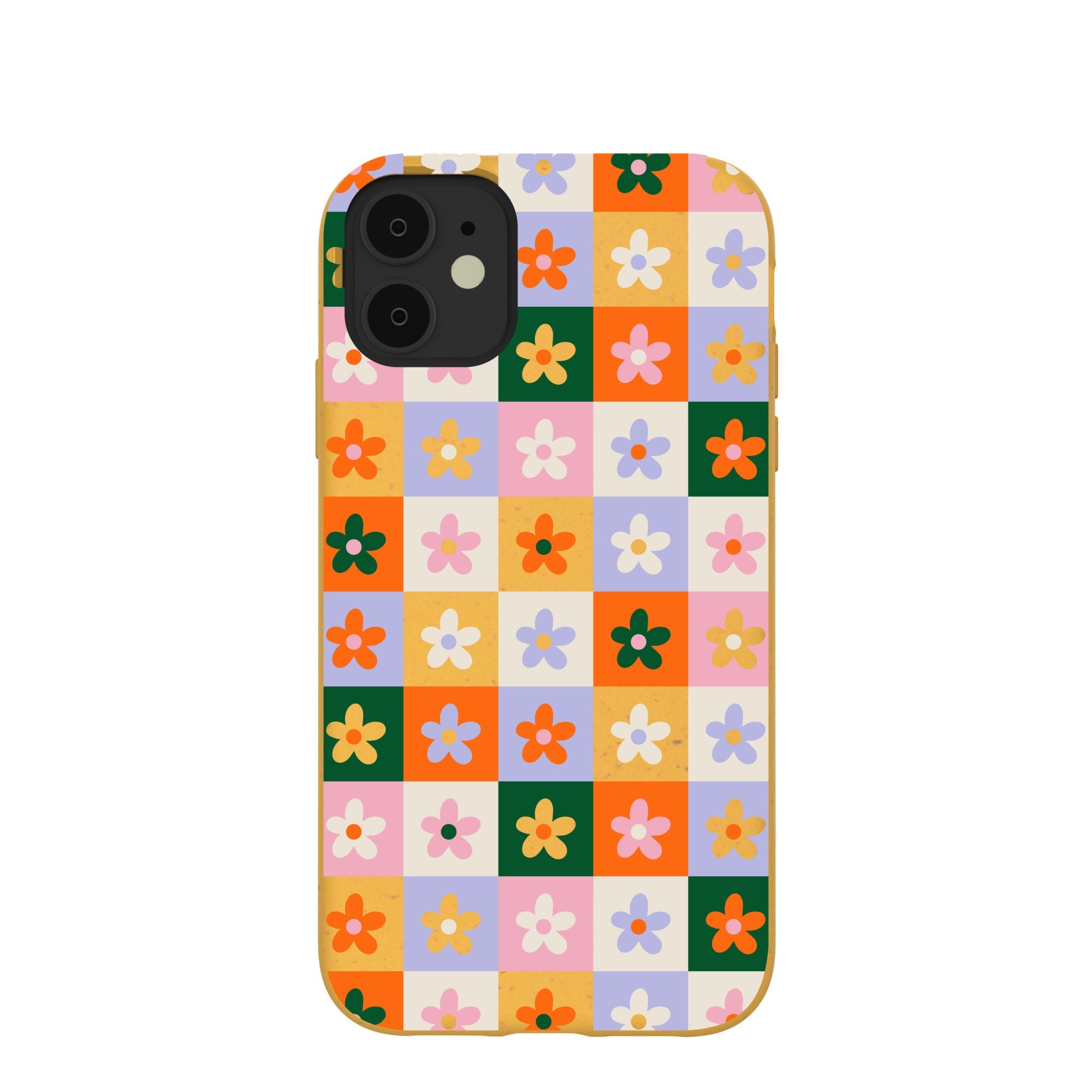Honey Flower Tiles iPhone 11 Case Refurbished - Pela Case refurbished available on Cerqular