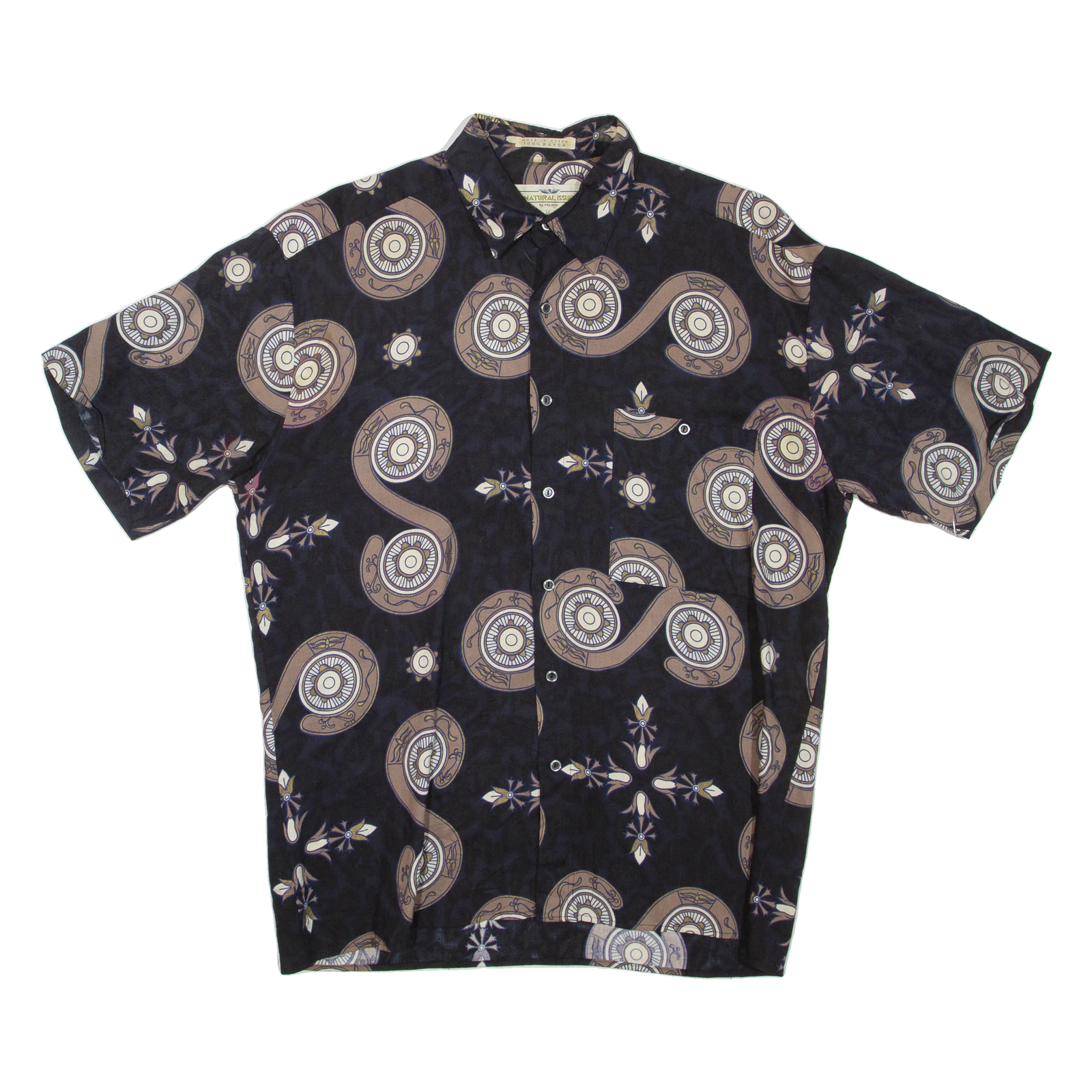 NATURAL ISSUE Mens Shirt Black M Refurbished - N/A refurbished available on Cerqular