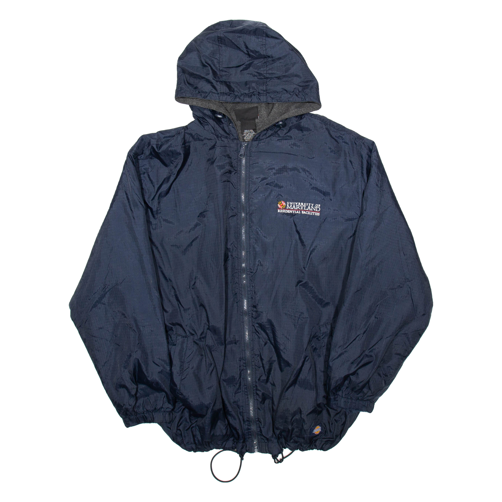 DICKIES University Of Maryland Mens Rain Jacket Blue Nylon Hooded XL Refurbished - N/A refurbished available on Cerqular