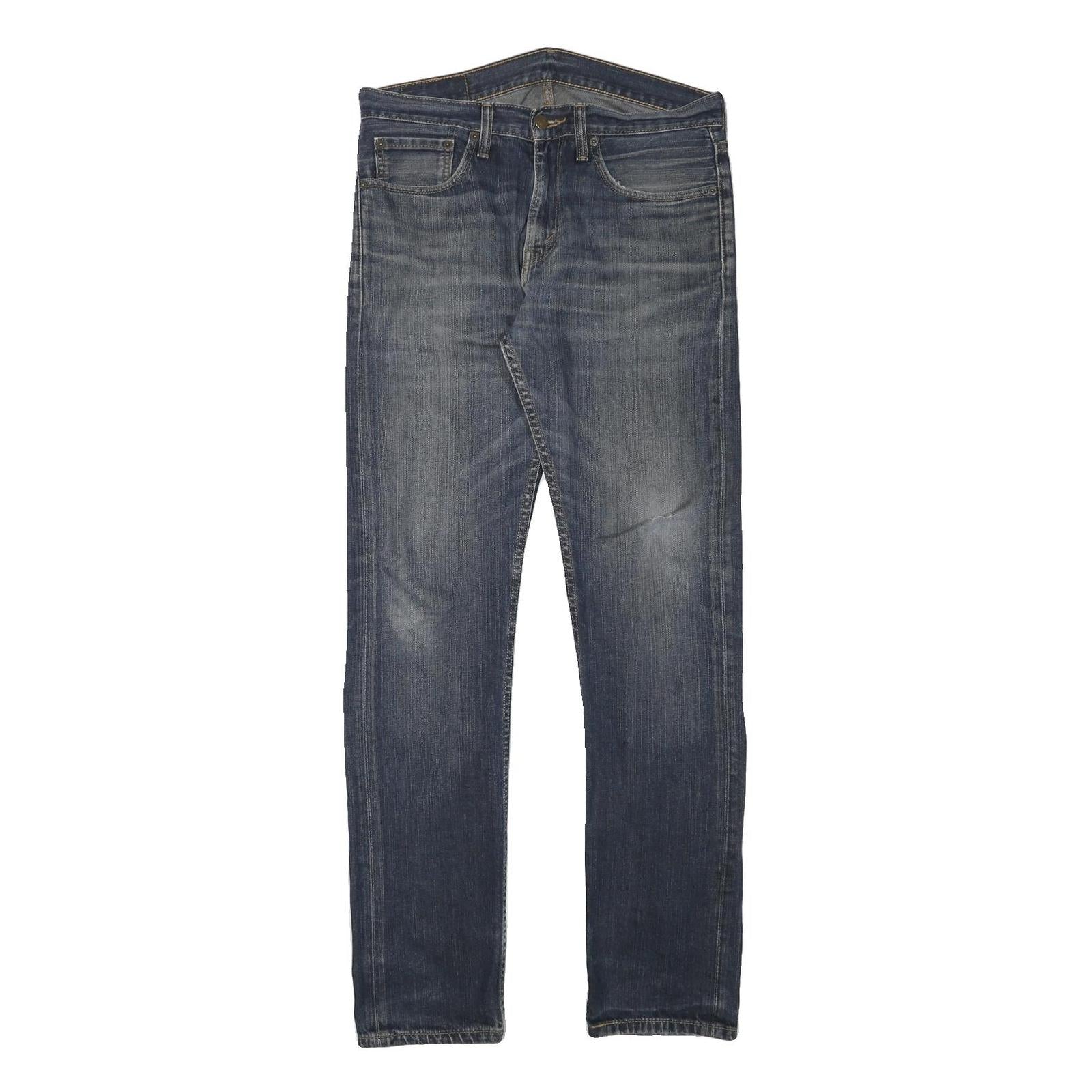 LEVI'S Mens Jeans Blue Regular Straight Denim Medium W32 L33 Classic Zip Closure Refurbished - N/A refurbished available on Cerqular