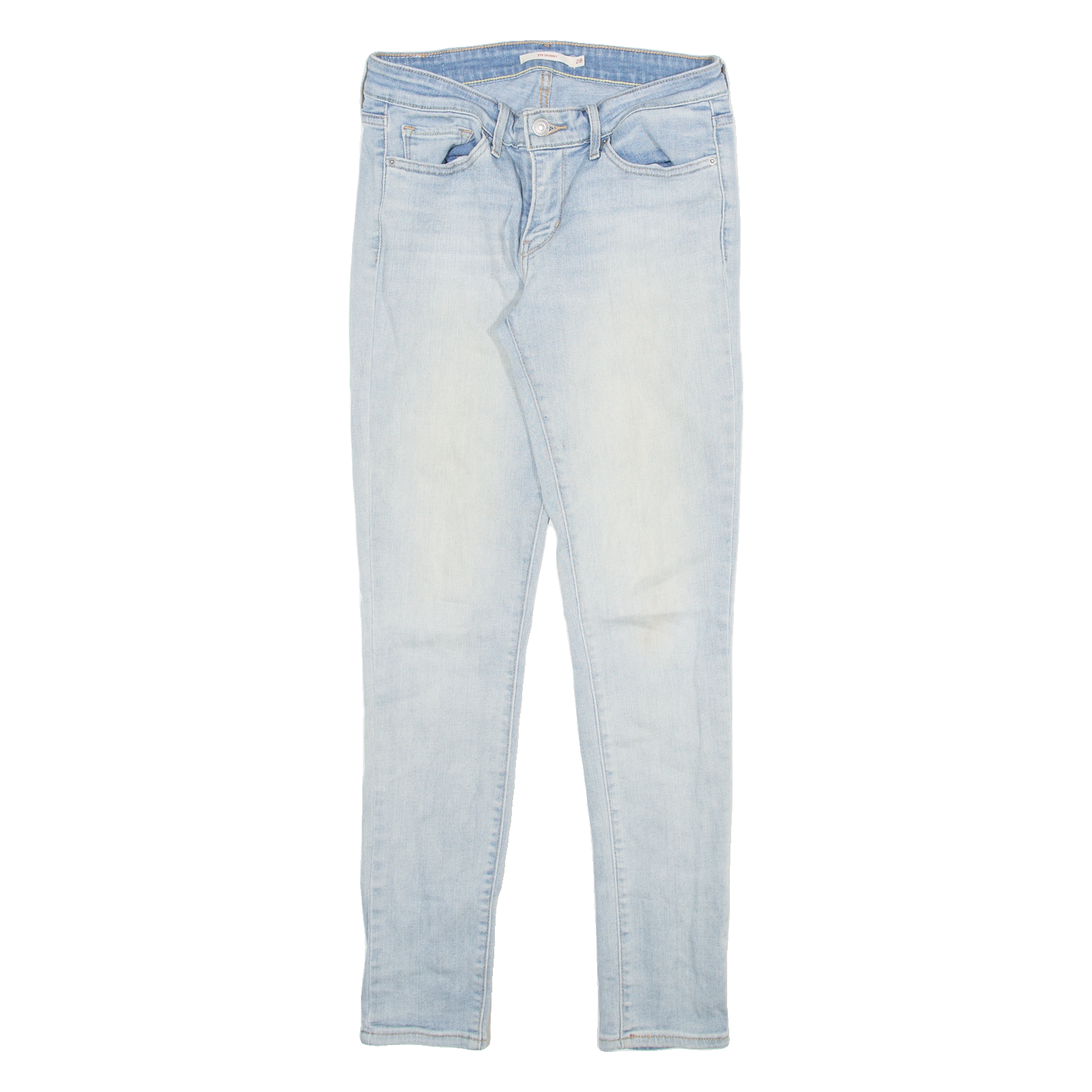 LEVI'S 711 Womens Jeans Blue Slim Skinny W28 L30 Refurbished - N/A refurbished available on Cerqular