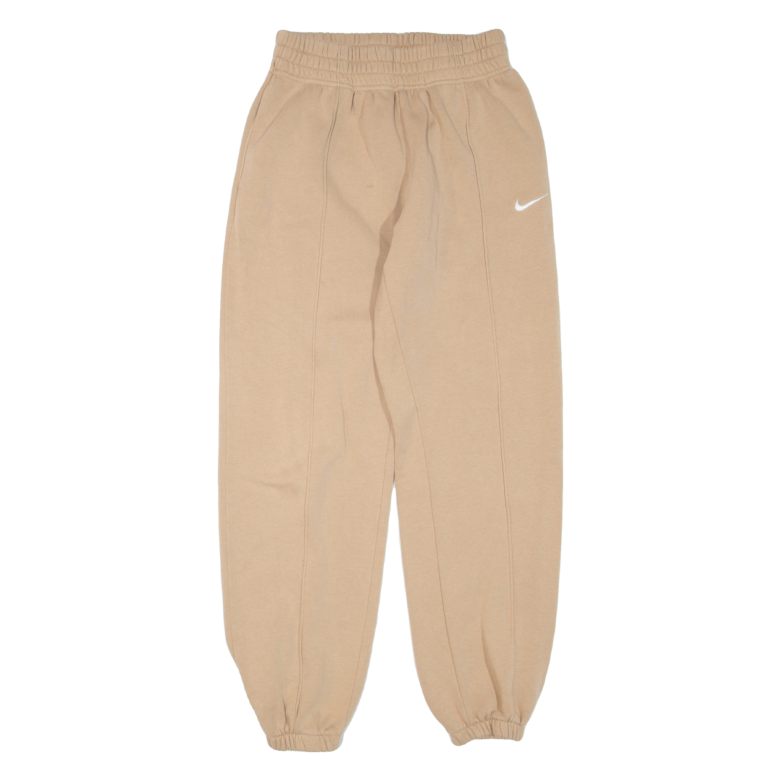 NIKE Womens Joggers Beige Tapered XS W24 L30 Refurbished - N/A refurbished available on Cerqular