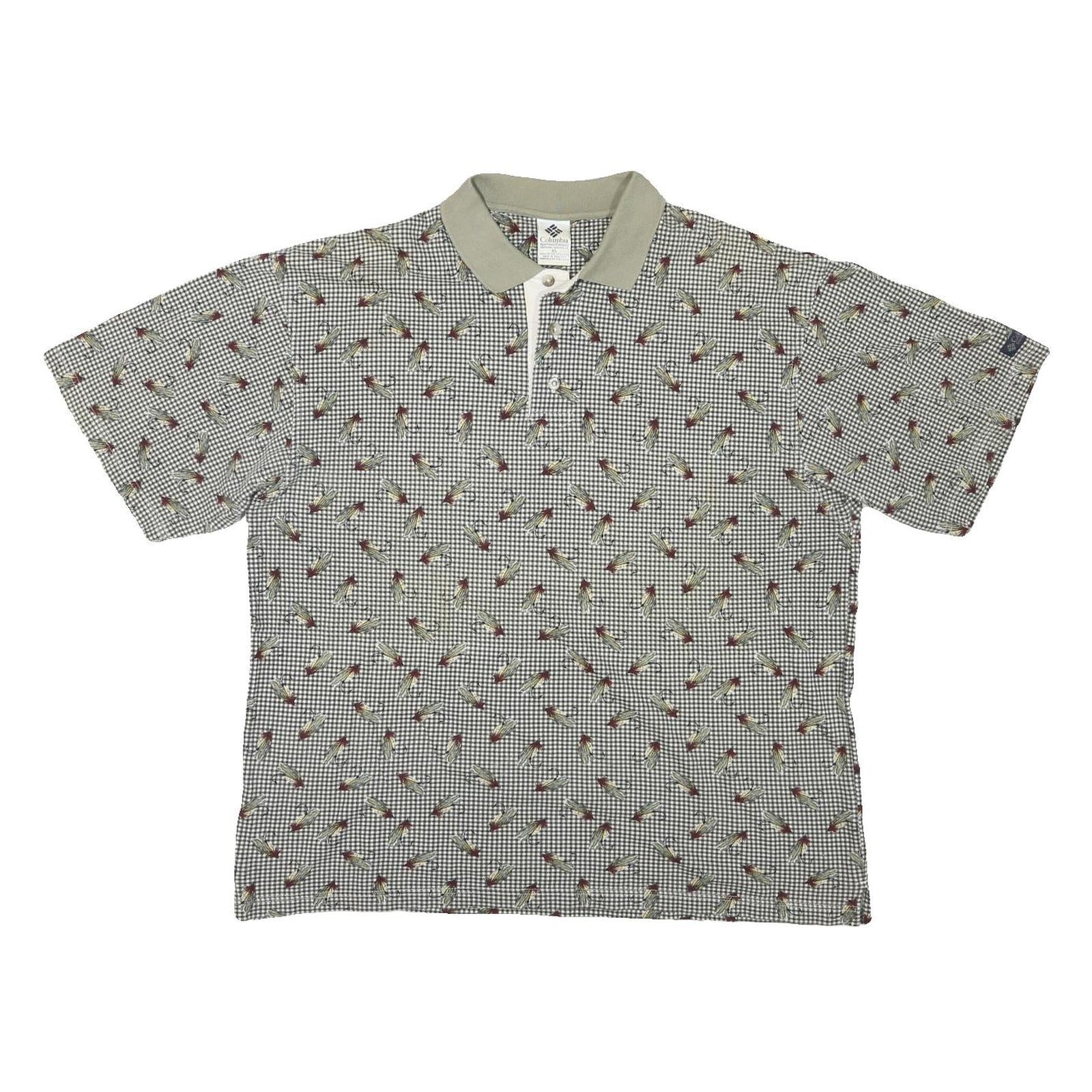 Buy COLUMBIA Mens Green & White Patterned Short Sleeve Polo XL Cotton Blend Casual Refurbished - $24.69 COLUMBIA Mens Green & White Patterned Short Sleeve Polo XL Cotton Blend Casual Refurbished - N/A refurbished available on Cerqular