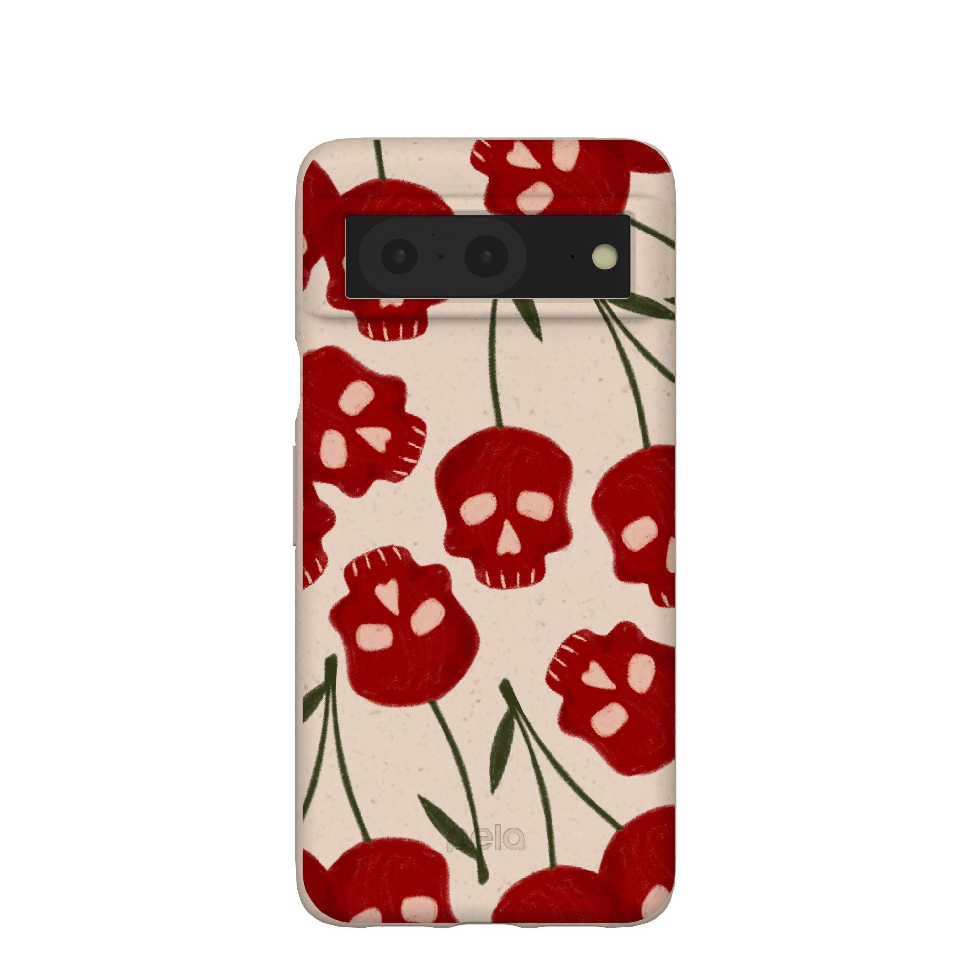 Seashell Scary Cherry Google Pixel 8 Case Refurbished - Pela Case refurbished available on Cerqular