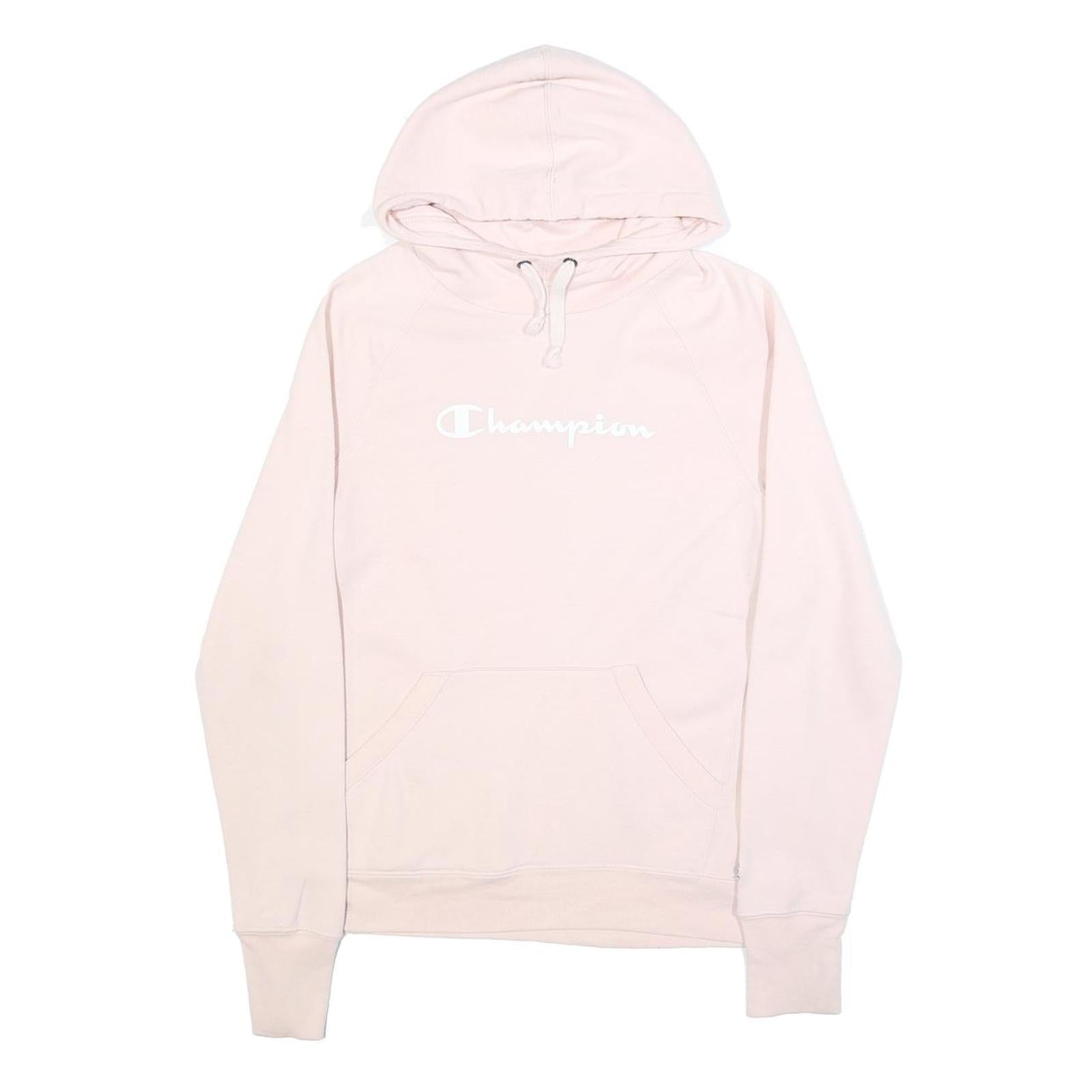 CHAMPION Womens Pink Hoodie XS Cotton Blend Pullover Hooded Sweatshirt Refurbished - N/A refurbished available on Cerqular