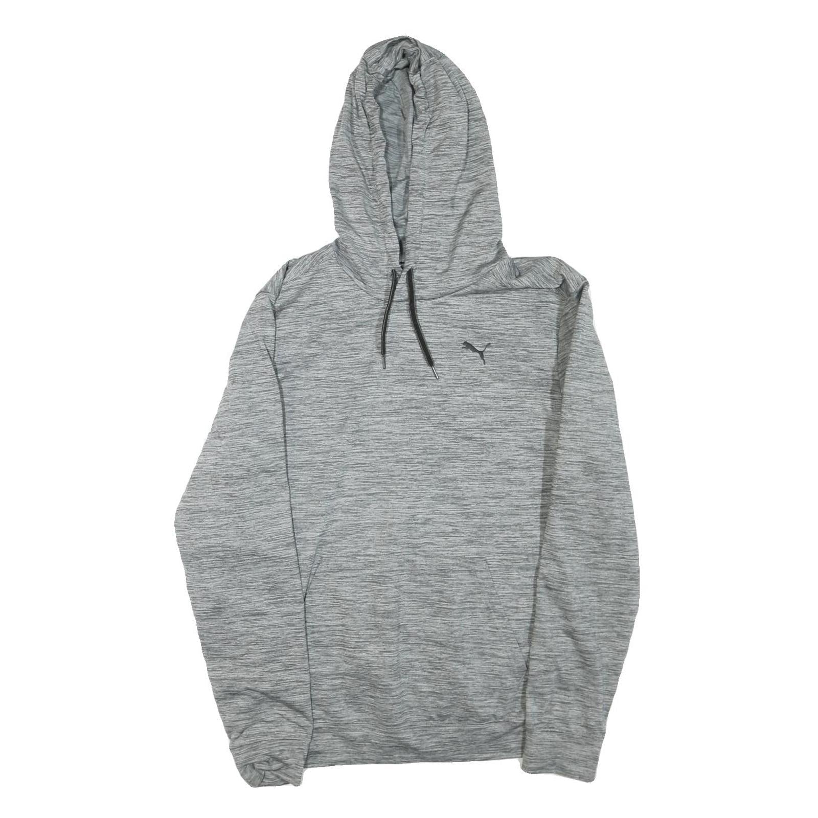 PUMA Mens Grey Hoodie M Casual Pullover Drawstring Hooded Sweatshirt Refurbished - N/A refurbished available on Cerqular