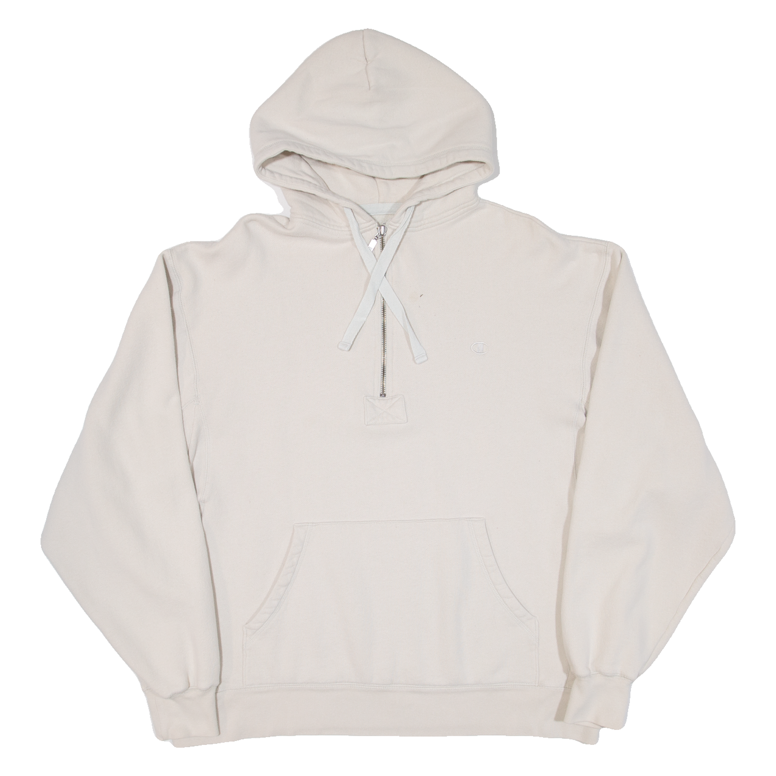 CHAMPION Womens Beige Hoodie L Refurbished - N/A refurbished available on Cerqular