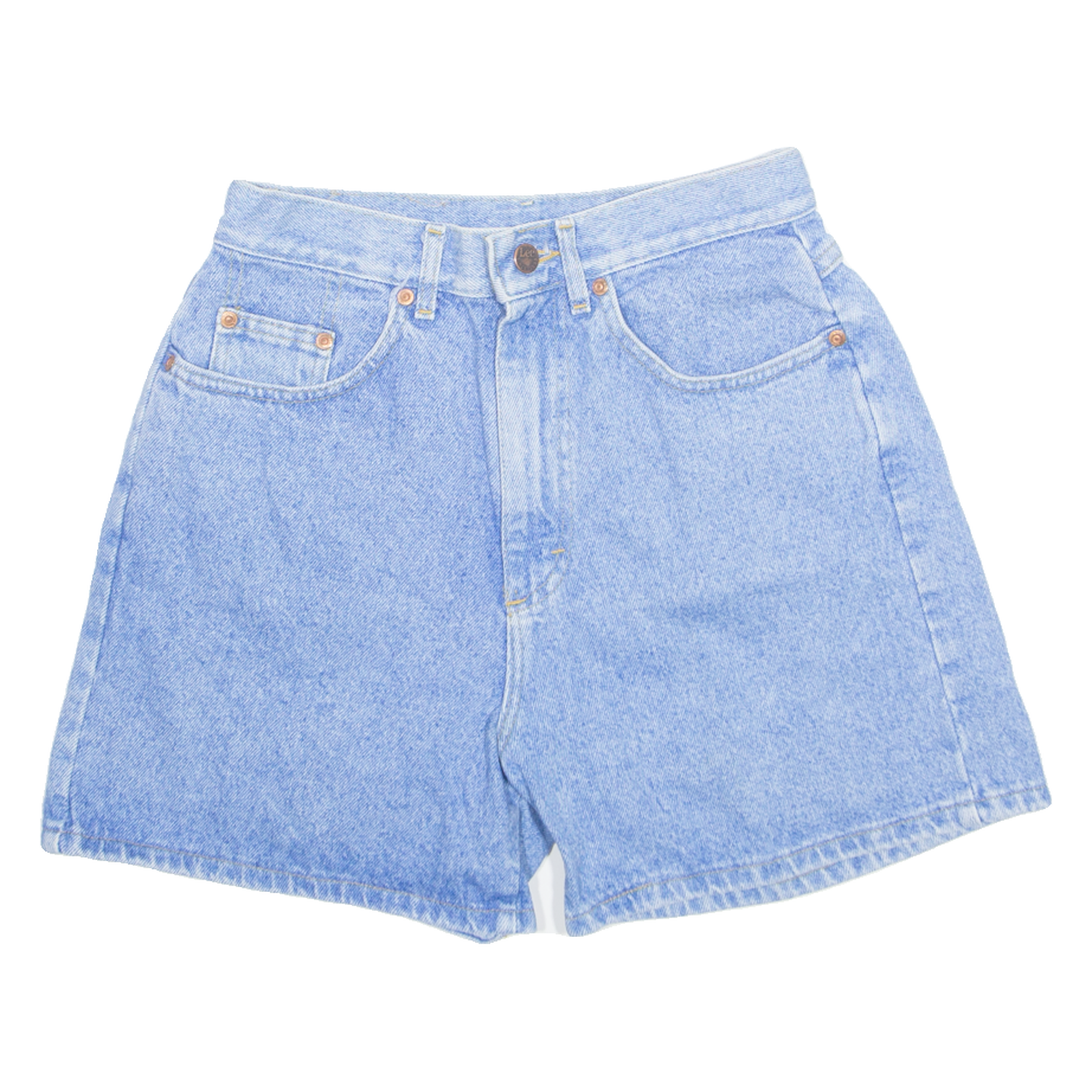 LEE Womens Denim Shorts Blue XS W26 Refurbished - N/A refurbished available on Cerqular