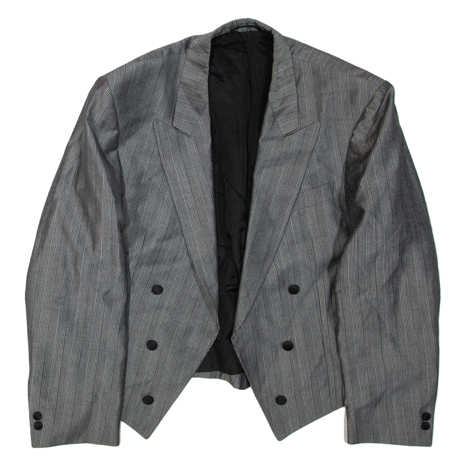 Mens Blazer Jacket Grey Striped XL Refurbished - N/A refurbished available on Cerqular