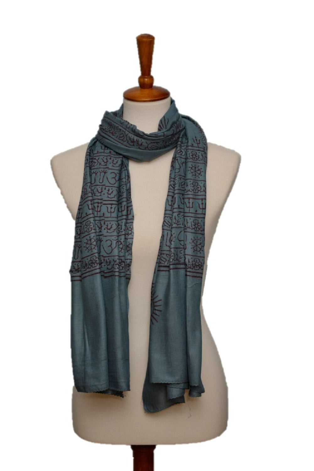 Buy OM Yoga Meditation Mantra Prayer Shawl - Large | Color: Teal Refurbished - $42.99 OM Yoga Meditation Mantra Prayer Shawl - Large | Color: Teal Refurbished - N/A refurbished available on Cerqular