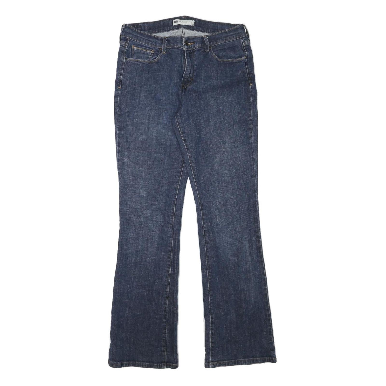 LEVI'S Womens Regular Blue Denim Straight Jeans W30 L32 Classic Cotton Blend Zip Refurbished - N/A refurbished available on Cerqular
