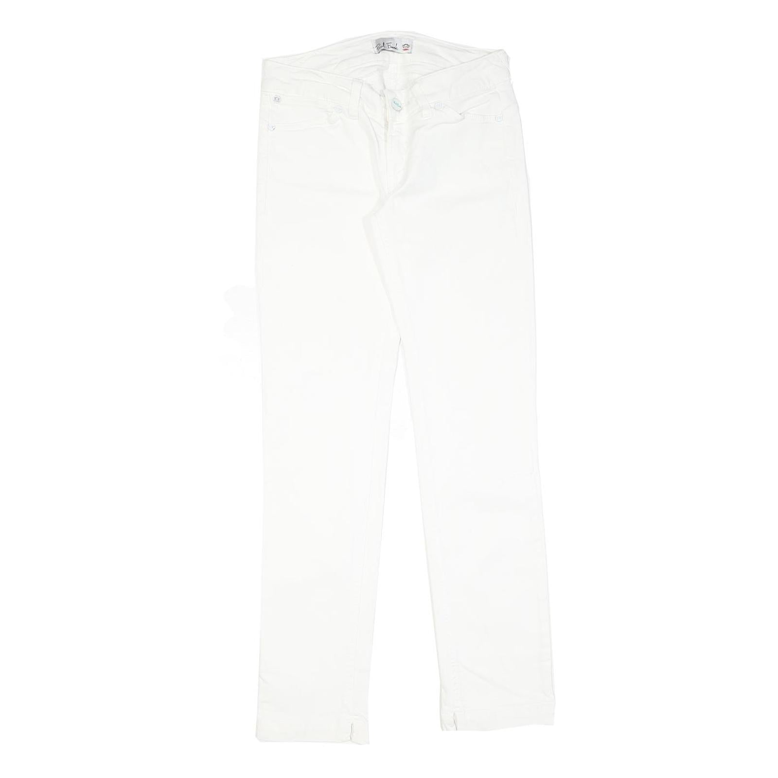 White Womens Slim Jeans Cotton Blend Zip W28 L28 Stylish Comfort Fit Refurbished - N/A refurbished available on Cerqular