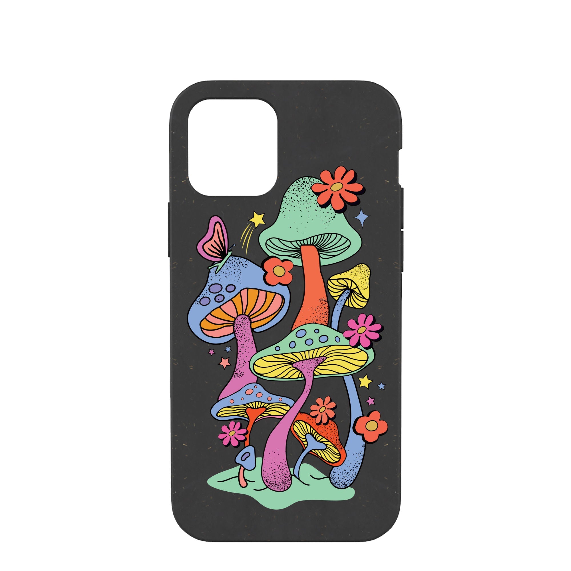 Black Magical Forest iPhone 12/ iPhone 12 Pro Case Refurbished - Pela Case refurbished available on Cerqular
