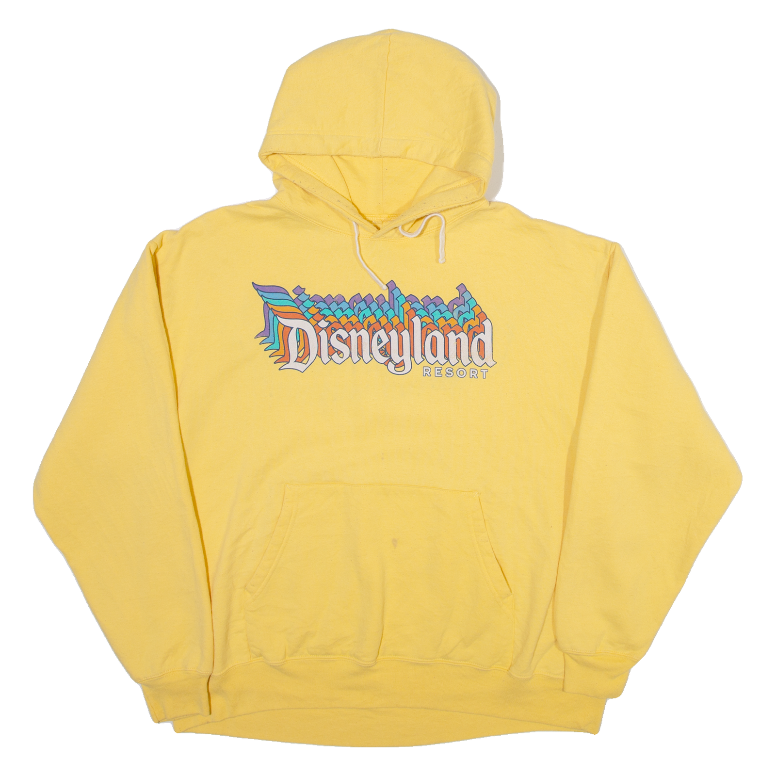 DISNEY Mens Yellow Hoodie M Refurbished - N/A refurbished available on Cerqular