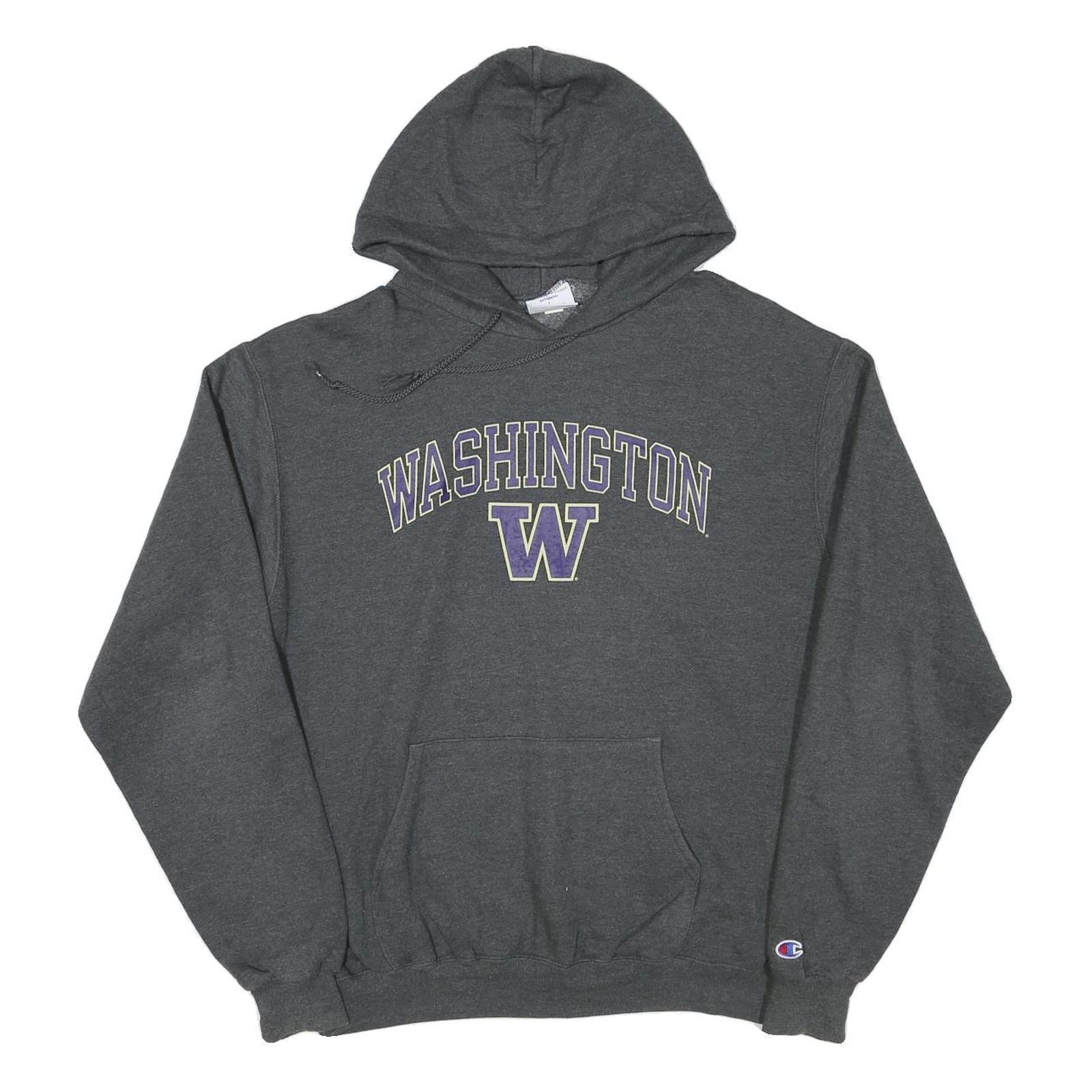 Buy CHAMPION Mens Grey Washington Hoodie L Cotton Blend Pullover Sweatshirt Refurbished - $29.89 CHAMPION Mens Grey Washington Hoodie L Cotton Blend Pullover Sweatshirt Refurbished - N/A refurbished available on Cerqular