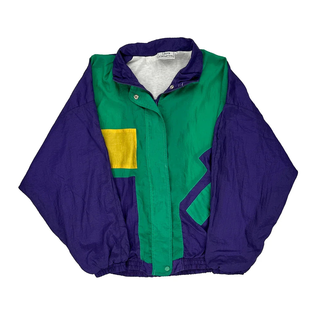 Laura Katherine Shell Jacket - Large Multicoloured Cotton Refurbished - Thrifted (note: this is a term often used to describe second- refurbished available on Cerqular