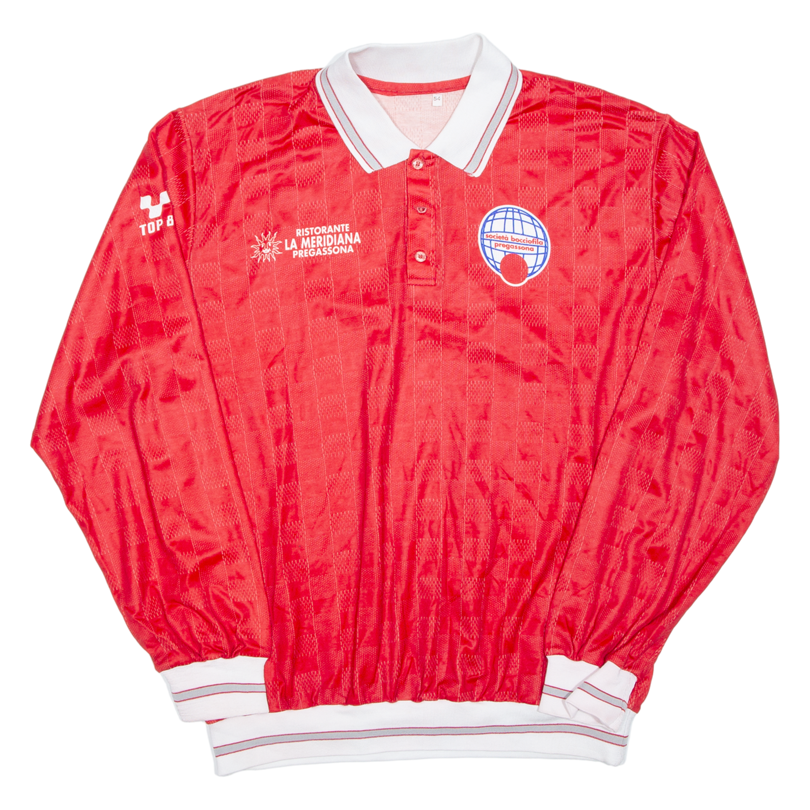 Mens Polo Shirt Red Long Sleeve XL Refurbished - N/A refurbished available on Cerqular