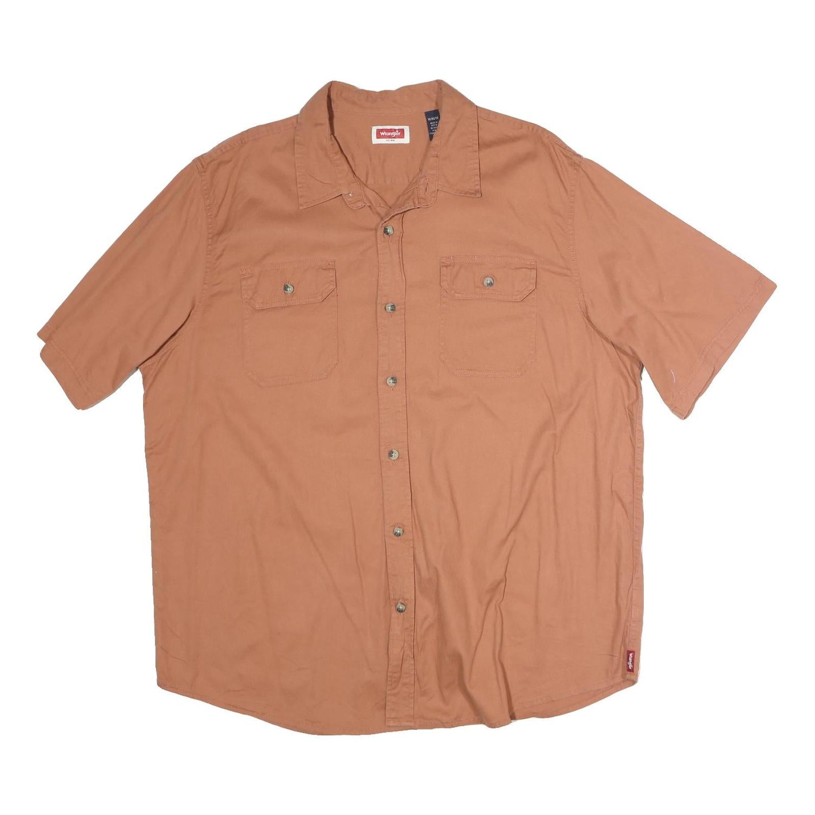 Buy WRANGLER Mens Brown Short Sleeve Shirt XL Cotton Casual Summer Workwear Refurbished - $36.39 WRANGLER Mens Brown Short Sleeve Shirt XL Cotton Casual Summer Workwear Refurbished - N/A refurbished available on Cerqular