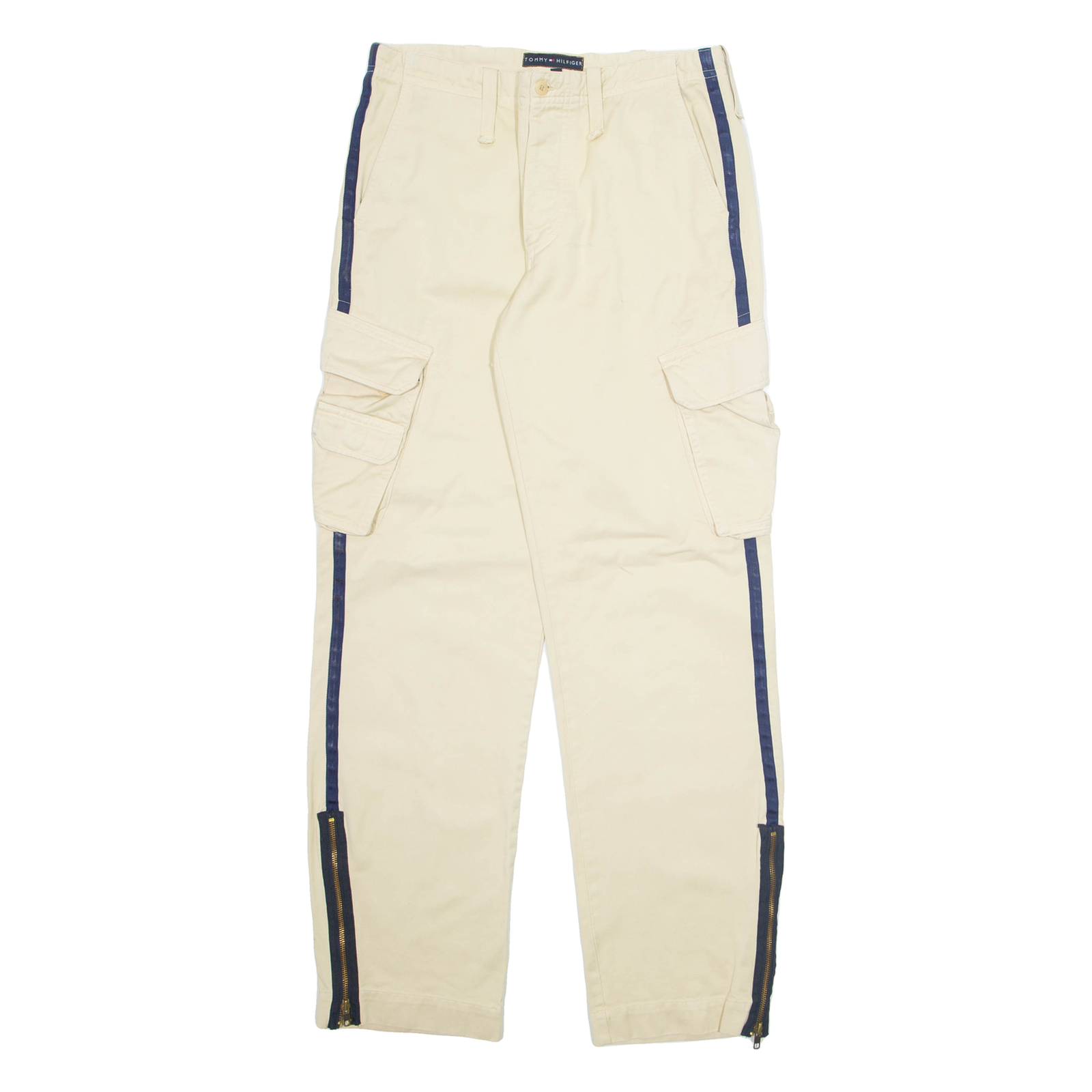 Buy TOMMY HILFIGER Cargo Mens Trousers Beige Regular Straight W30 L34 Refurbished - $36.39 TOMMY HILFIGER Cargo Mens Trousers Beige Regular Straight W30 L34 Refurbished - N/A refurbished available on Cerqular