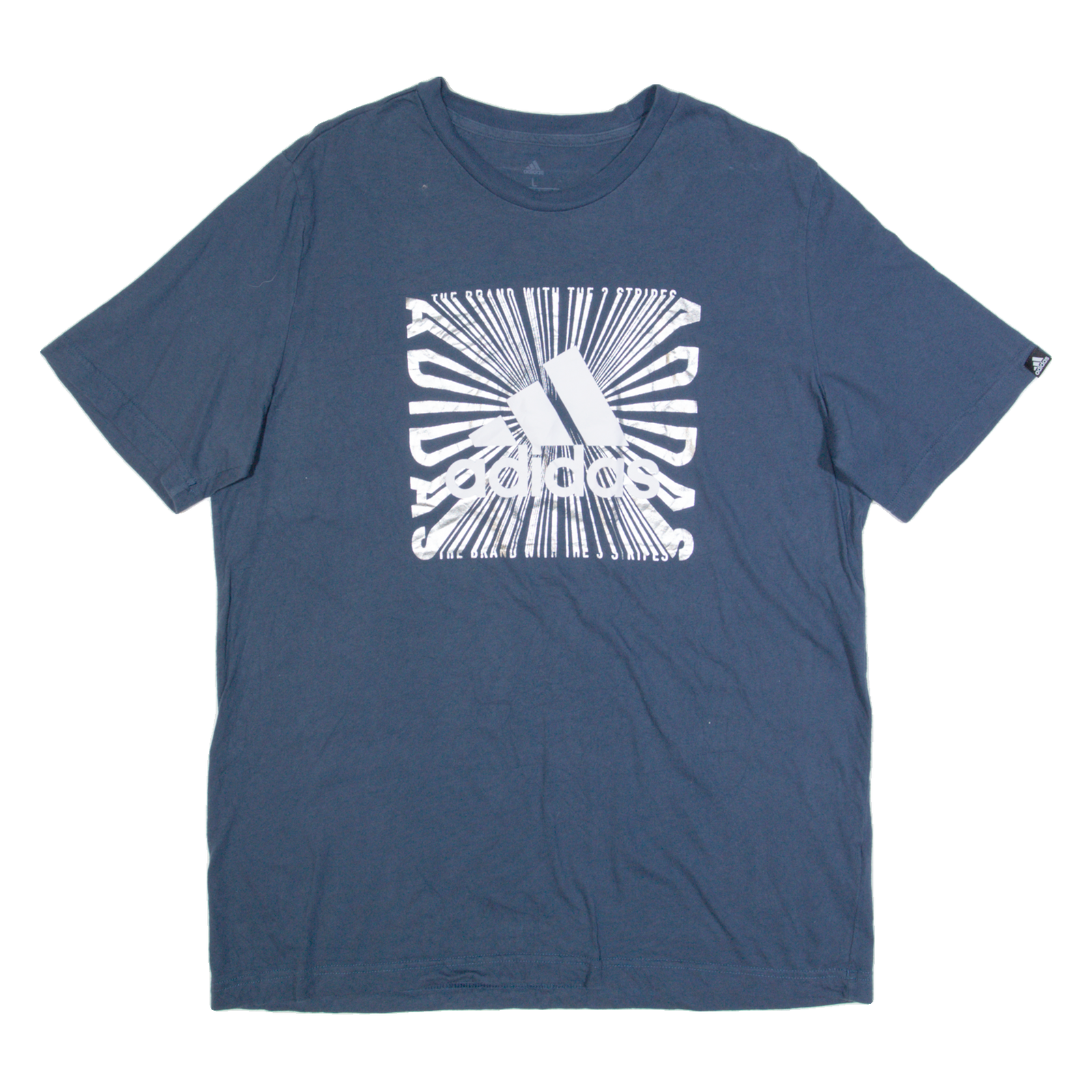 ADIDAS Mens T-Shirt Blue L Refurbished - N/A refurbished available on Cerqular