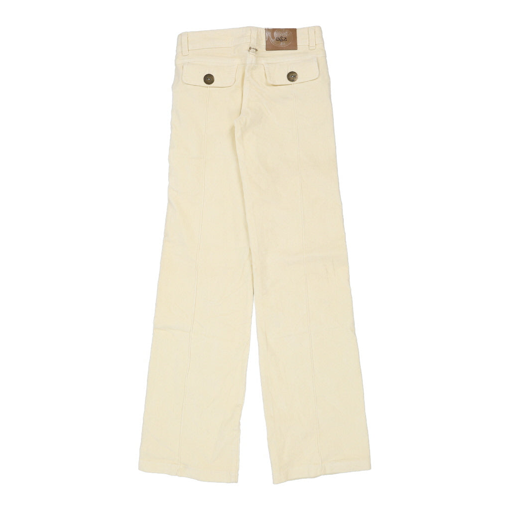 Esz Cord Trousers - 30W UK 8 Yellow Cotton Refurbished - Thrifted (note: this is a term often used to describe second- refurbished available on Cerqular