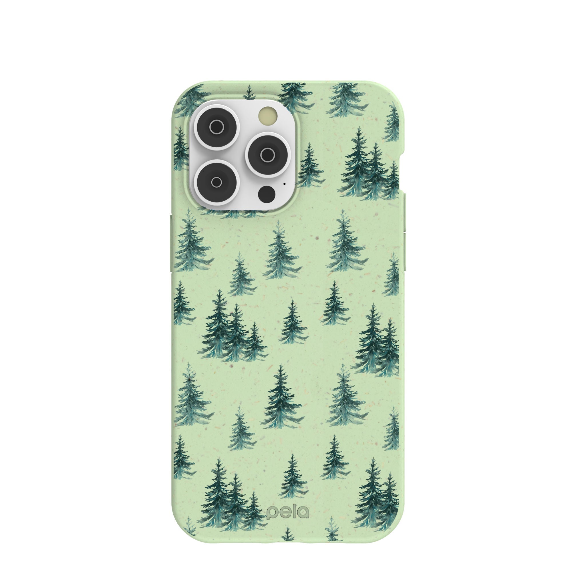 Sage Green Pine Season iPhone 14 Pro Max Case Refurbished - Pela Case refurbished available on Cerqular