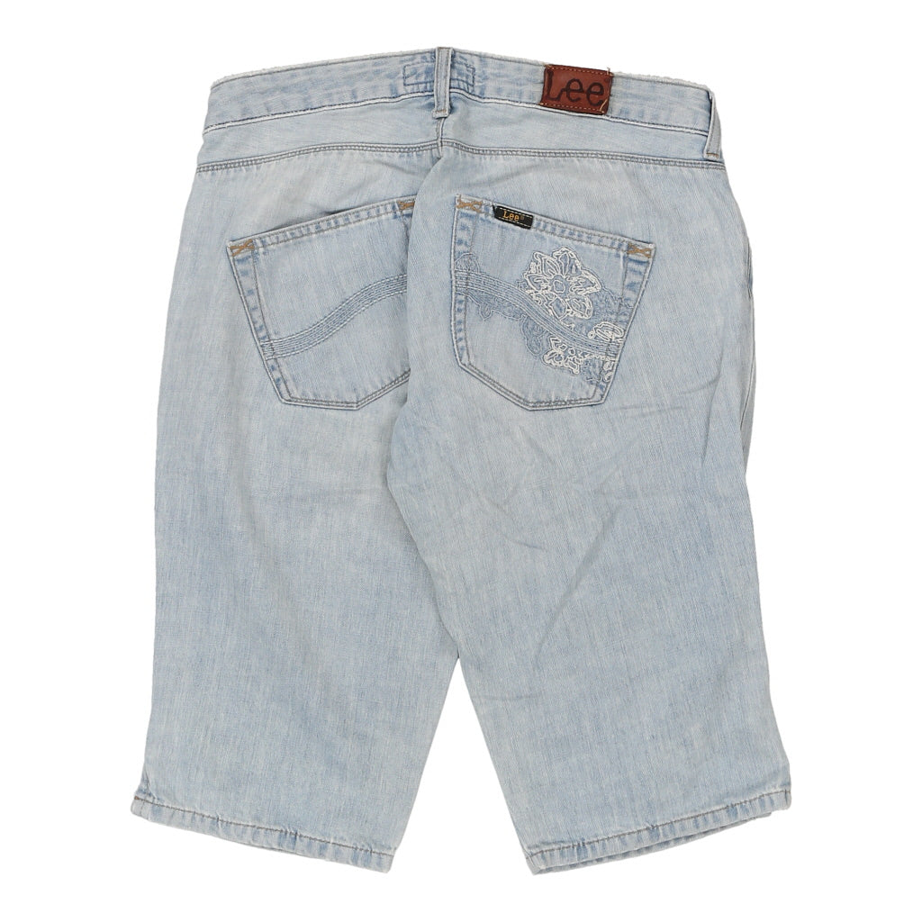 Lee Denim Shorts - 28W UK 4 Blue Cotton Refurbished - Thrifted (note: this is a term often used to describe second- refurbished available on Cerqular