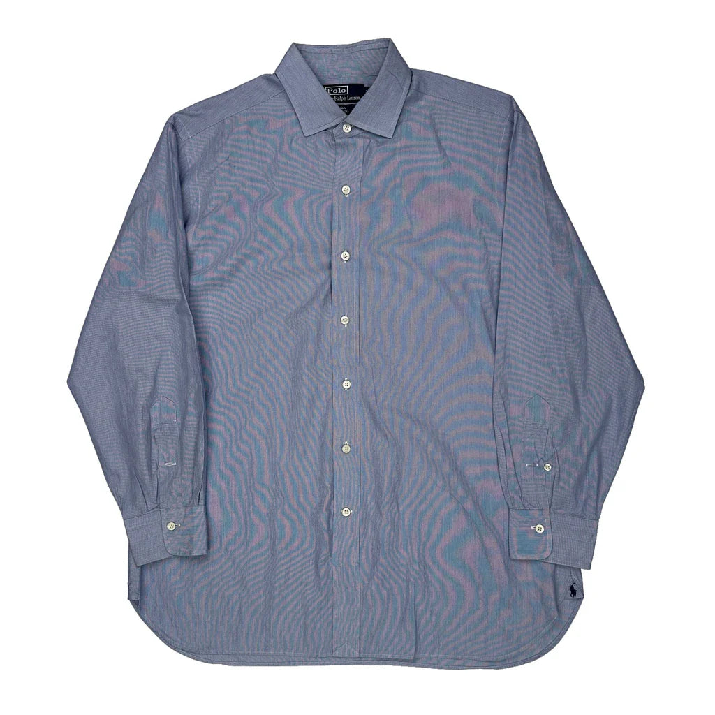 Buy Polo By Ralph Lauren Shirt - Large Blue Cotton Refurbished - $40.19 Polo By Ralph Lauren Shirt - Large Blue Cotton Refurbished - Thrifted (note: this is a term often used to describe second- refurbished available on Cerqular