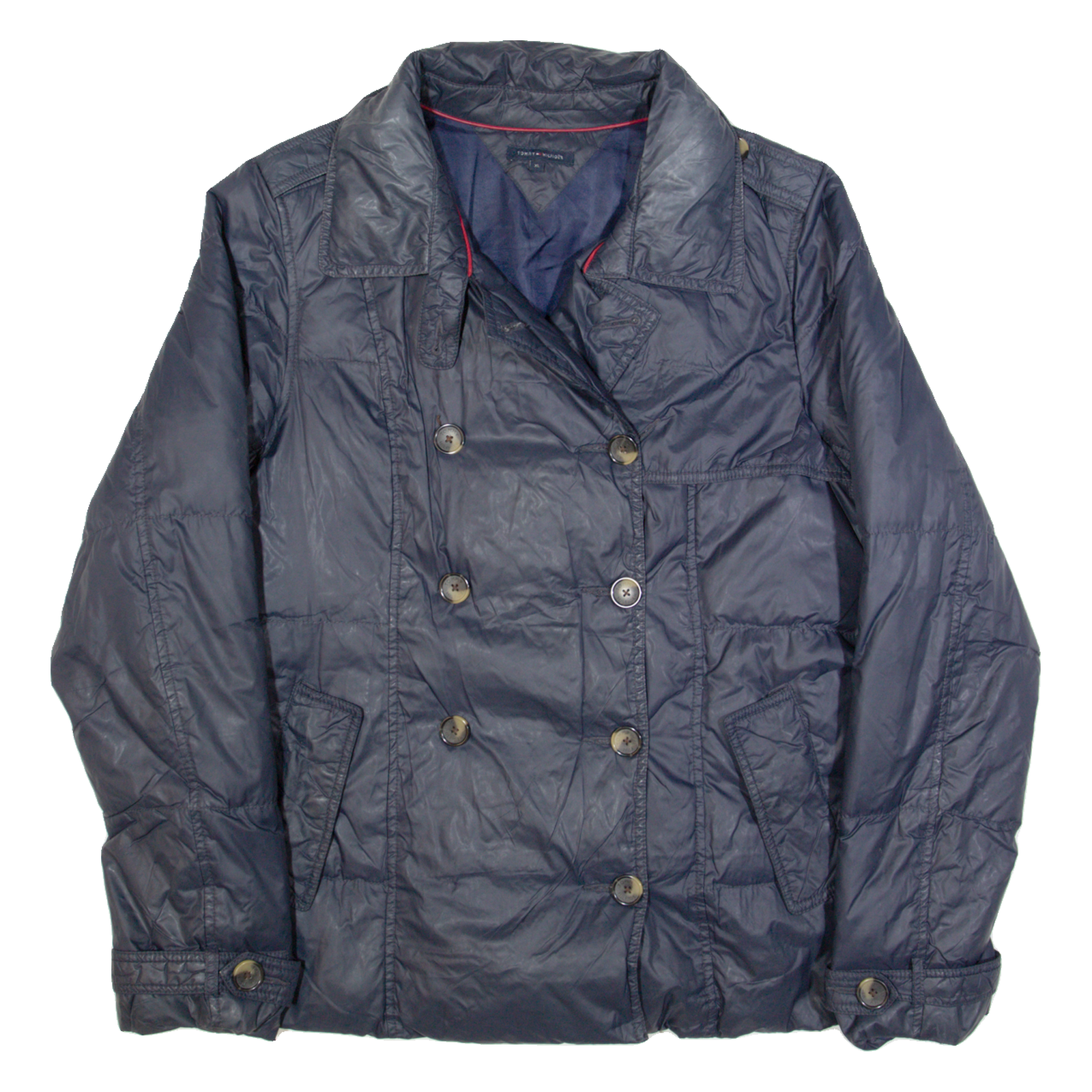 TOMMY HILFIGER Down Insulated Womens Puffer Jacket Blue XL Refurbished - N/A refurbished available on Cerqular