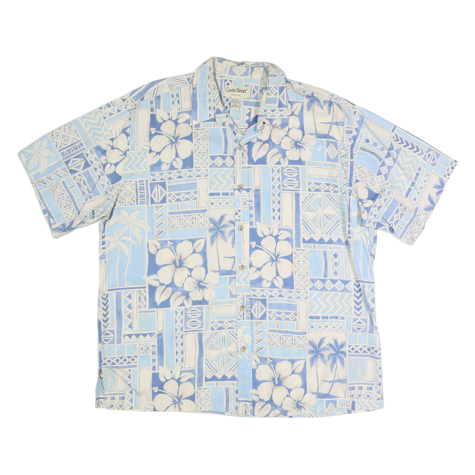 Buy COOKE STREET Mens Blue Hawaiian Shirt 2XL Cotton Tropical Floral Printed Comfort Refurbished - $16.89 COOKE STREET Mens Blue Hawaiian Shirt 2XL Cotton Tropical Floral Printed Comfort Refurbished - N/A refurbished available on Cerqular