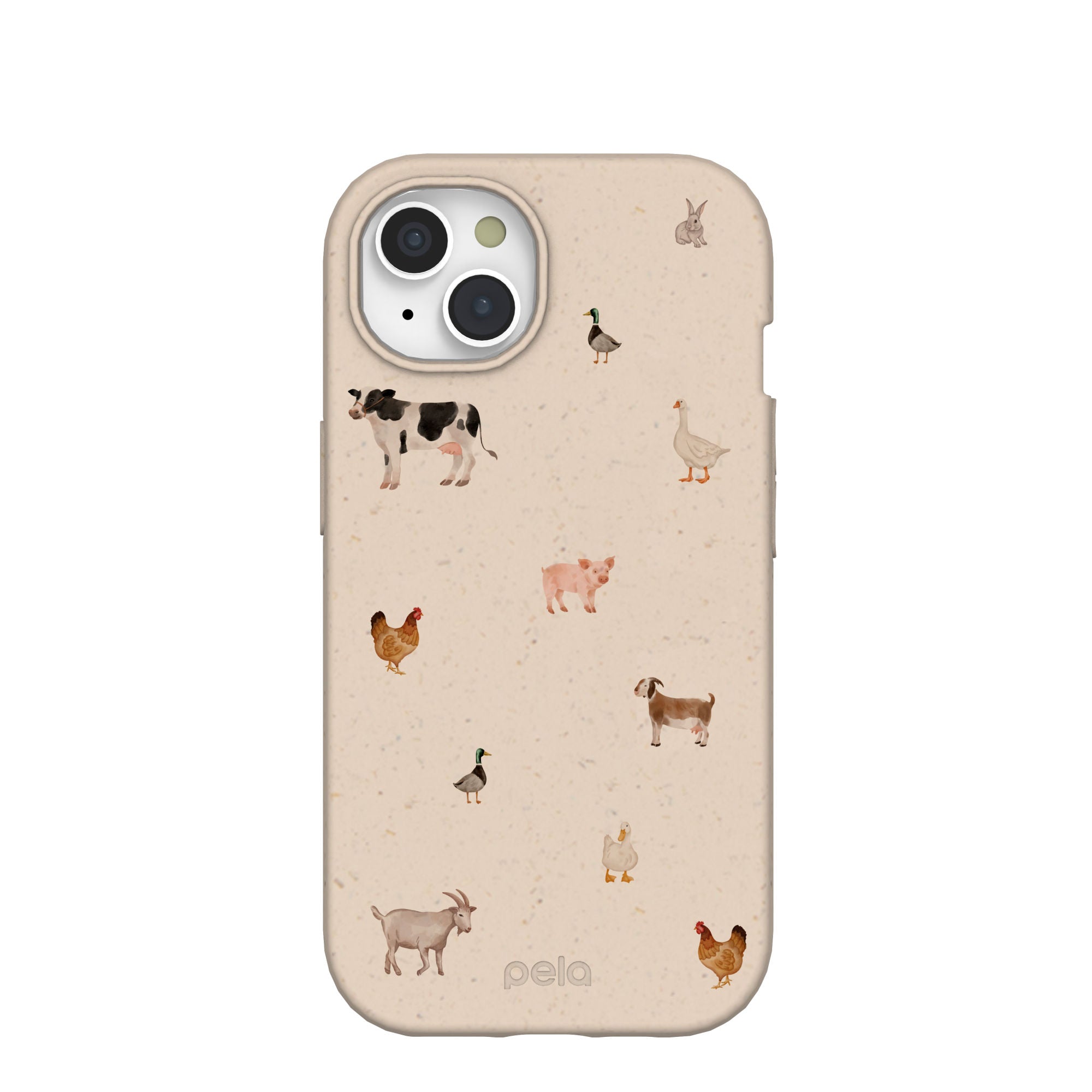 Seashell Pasture Party iPhone 15 Case Refurbished - Pela Case refurbished available on Cerqular