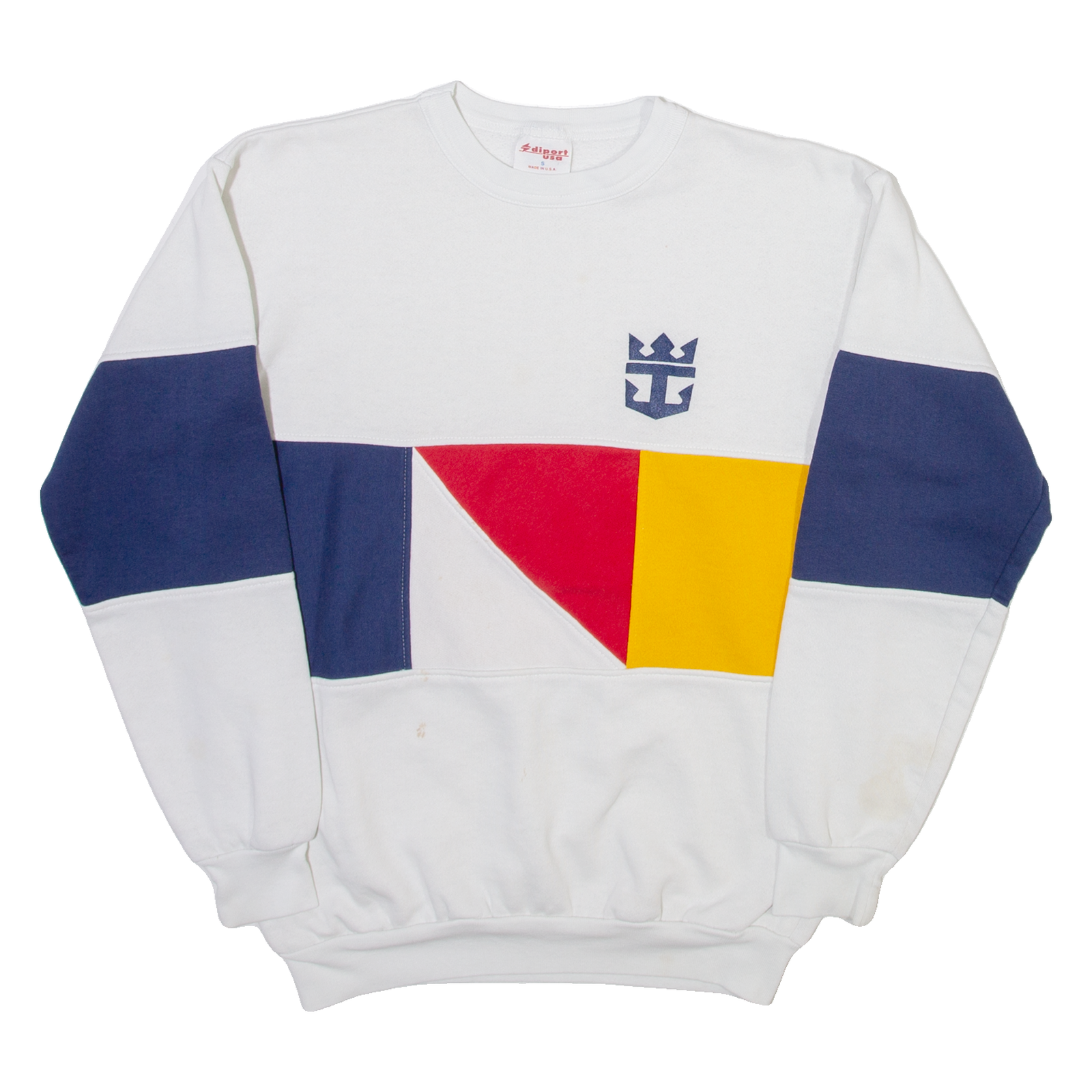 DIPORT USA Mens Sweatshirt White S Refurbished - N/A refurbished available on Cerqular