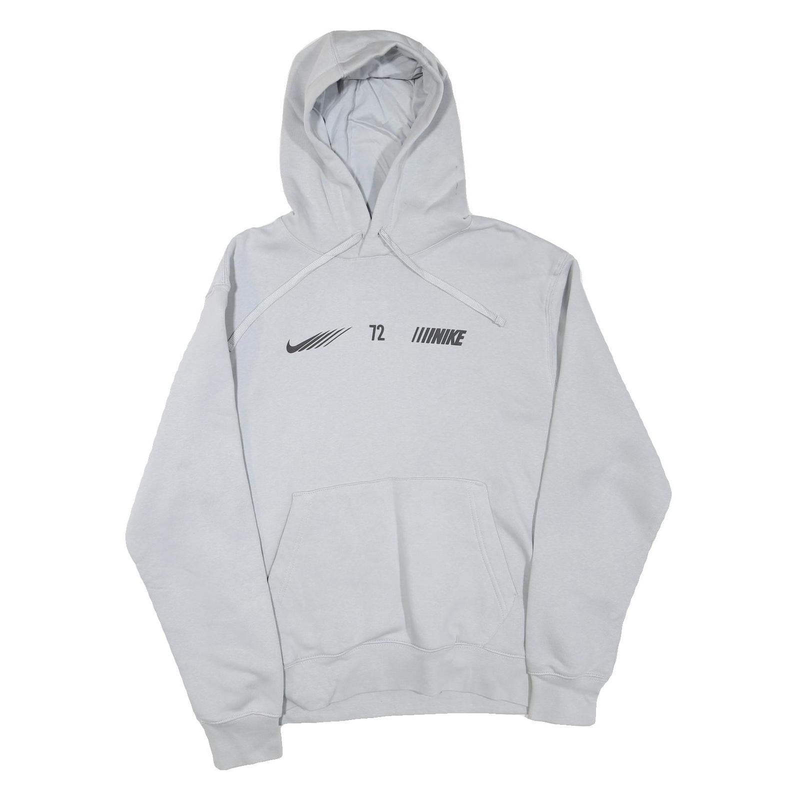 Buy NIKE Mens White Pullover Hoodie M Cotton Blend Jersey Sports Logo 72 Print Refurbished - $36.39 NIKE Mens White Pullover Hoodie M Cotton Blend Jersey Sports Logo 72 Print Refurbished - N/A refurbished available on Cerqular