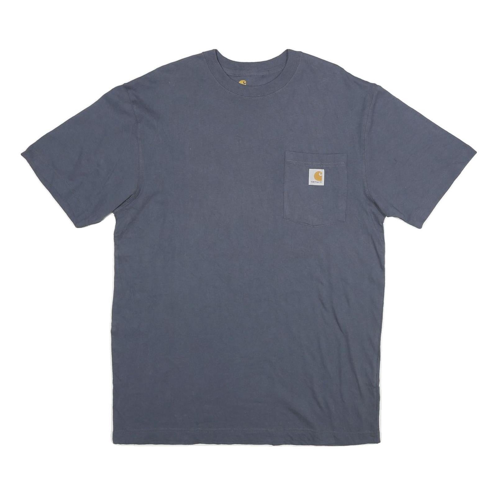 Buy CARHARTT Mens Blue Pocket T-Shirt M Crew Neck Short Sleeve Cotton Classic Refurbished - $28.59 CARHARTT Mens Blue Pocket T-Shirt M Crew Neck Short Sleeve Cotton Classic Refurbished - N/A refurbished available on Cerqular