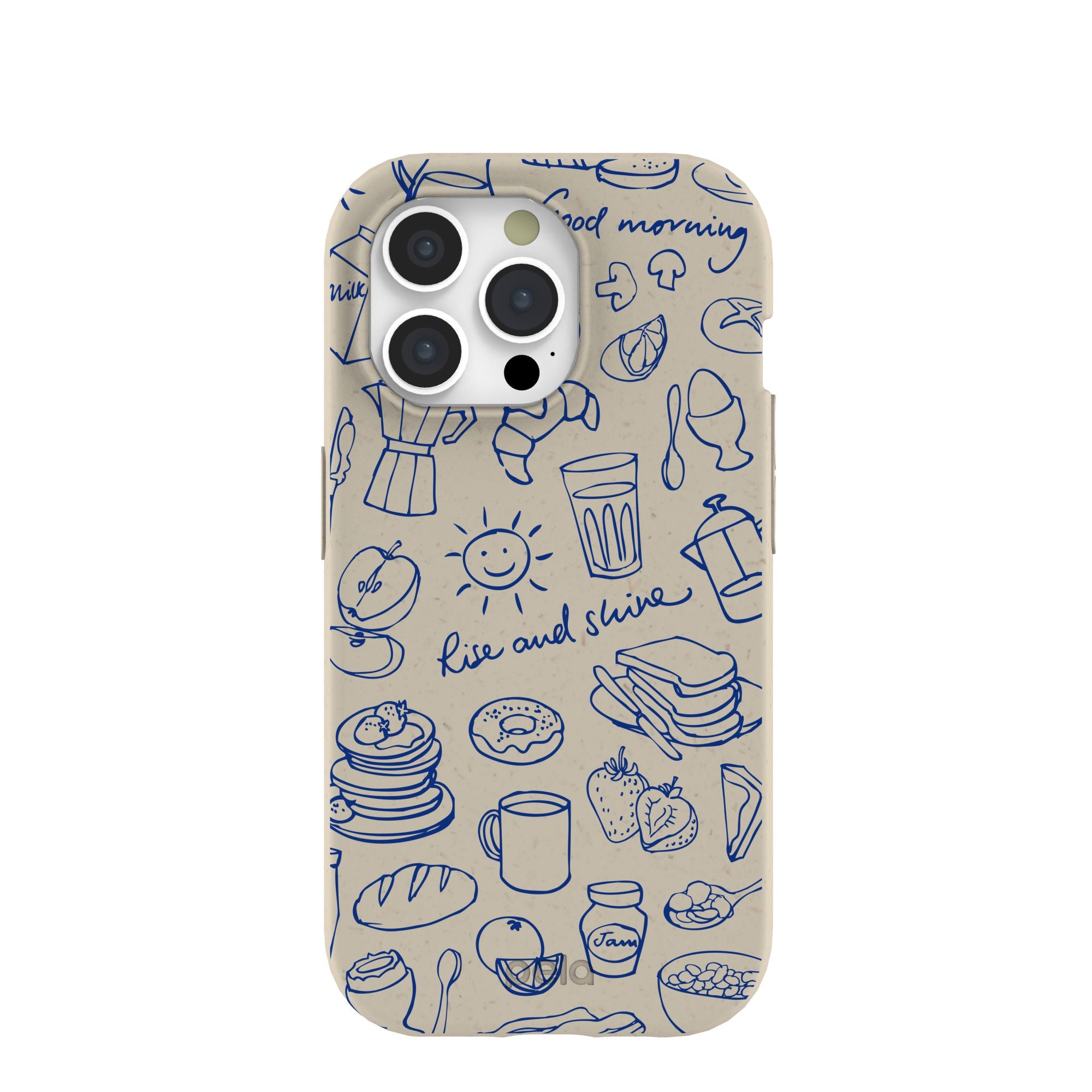 London Fog Rise and Shine iPhone 15 Pro Case Refurbished - Pela Case refurbished available on Cerqular
