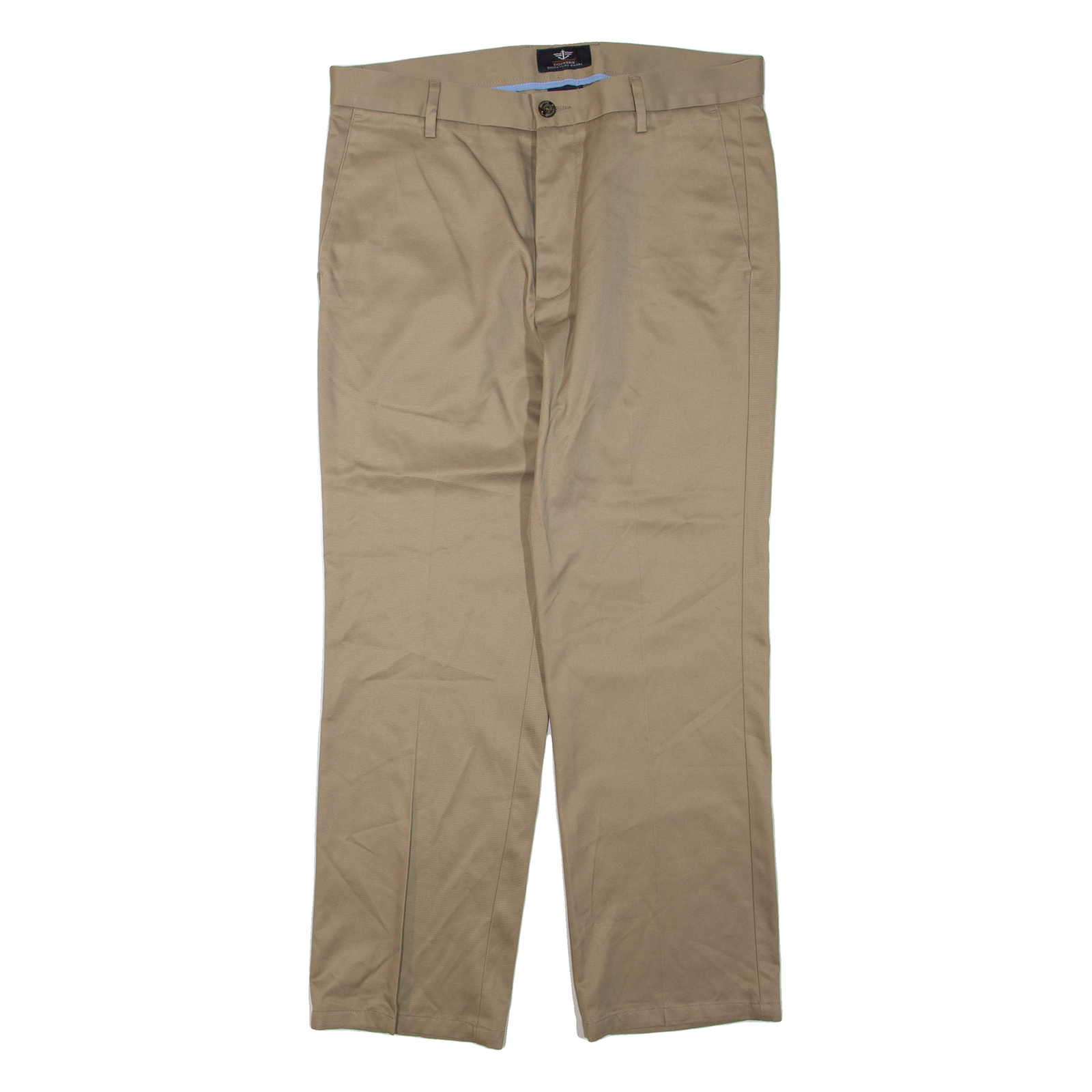 DOCKERS Mens Trousers Brown Regular Tapered W34 L29 Refurbished - N/A refurbished available on Cerqular