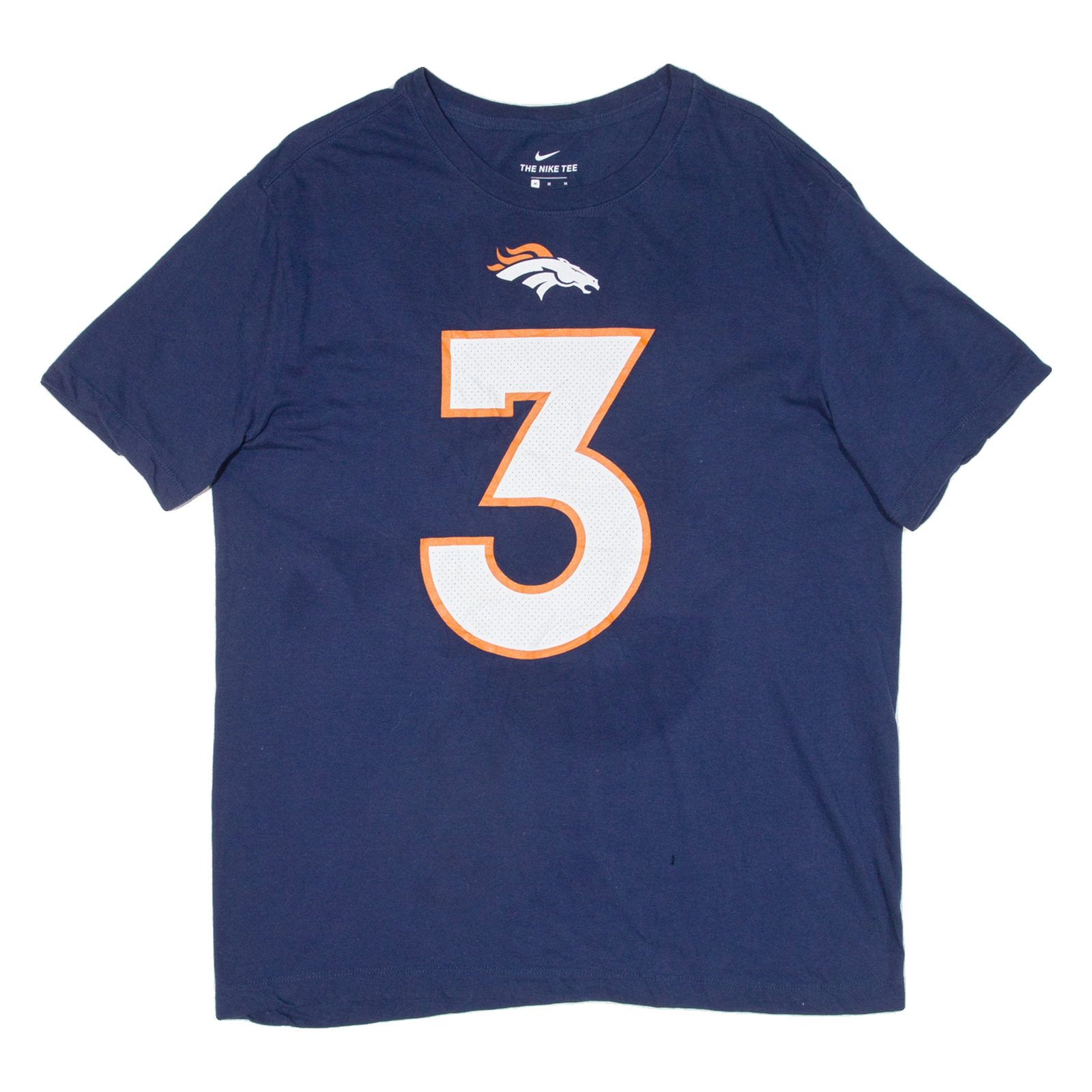 NIKE Denver Broncos Mens T-Shirt Blue USA M Refurbished - N/A refurbished available on Cerqular