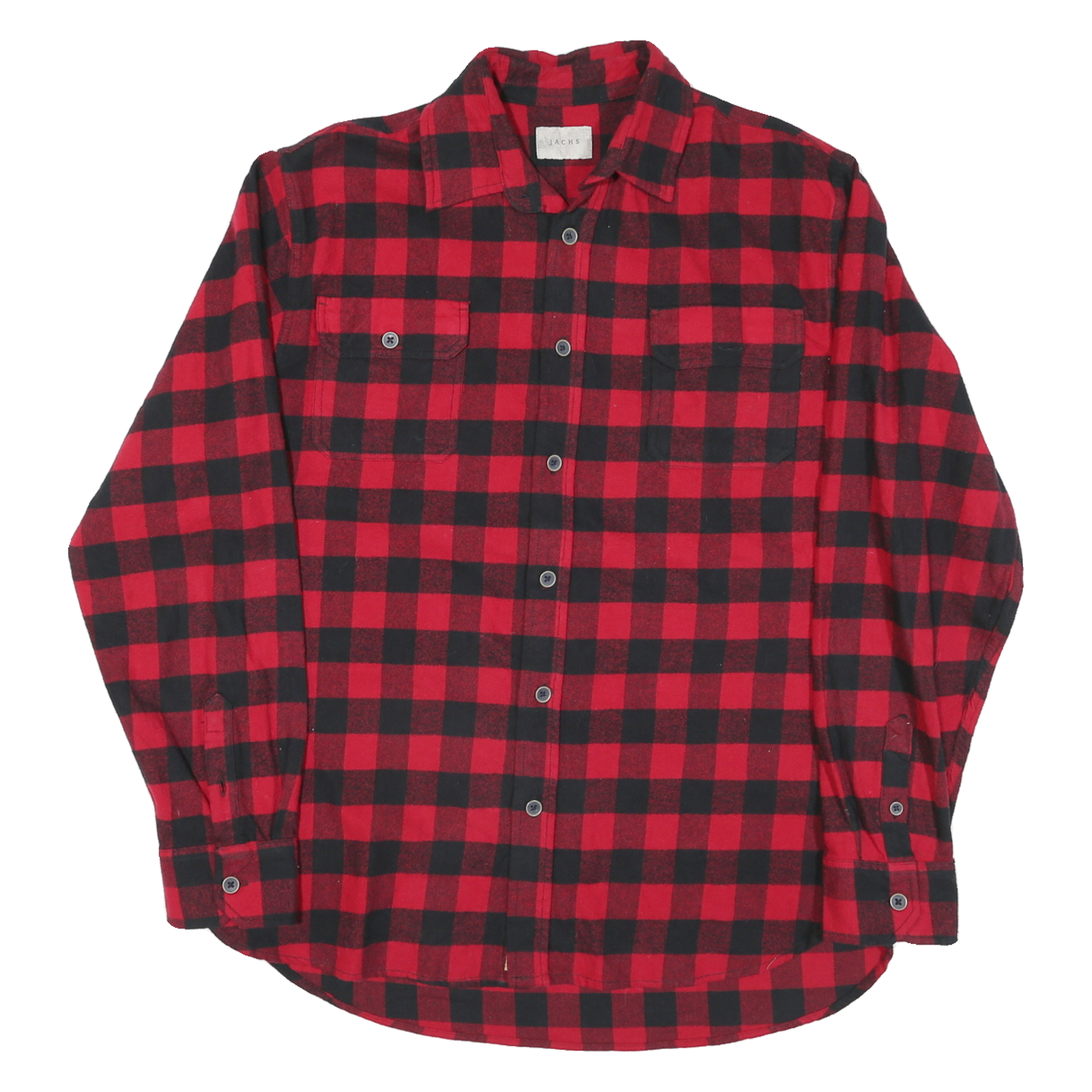 Buy JACHS Mens Red & Black Check Shirt M Cotton Blend Casual Button Up Refurbished - $28.59 JACHS Mens Red & Black Check Shirt M Cotton Blend Casual Button Up Refurbished - N/A refurbished available on Cerqular