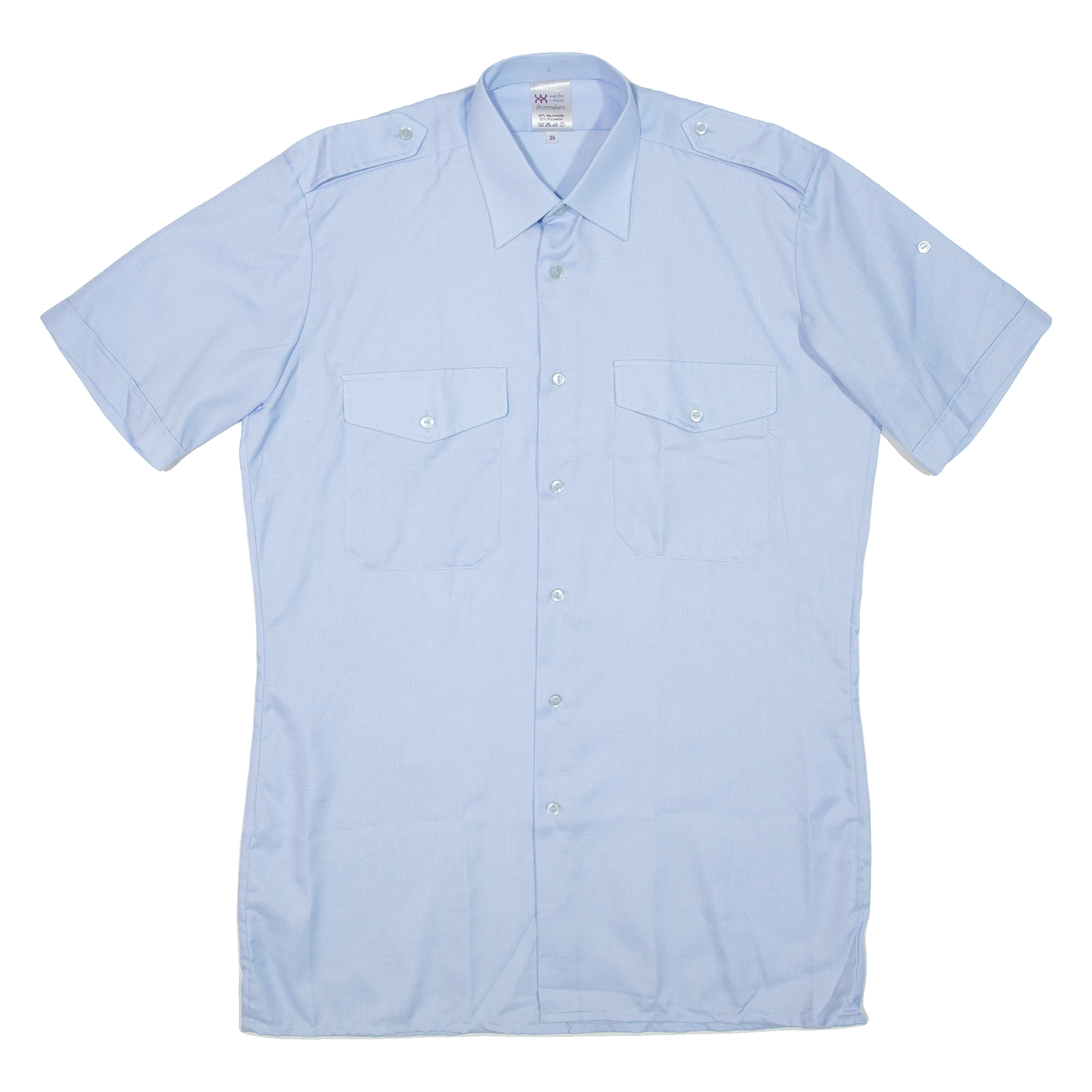 Mens Plain Shirt Blue L Refurbished - N/A refurbished available on Cerqular