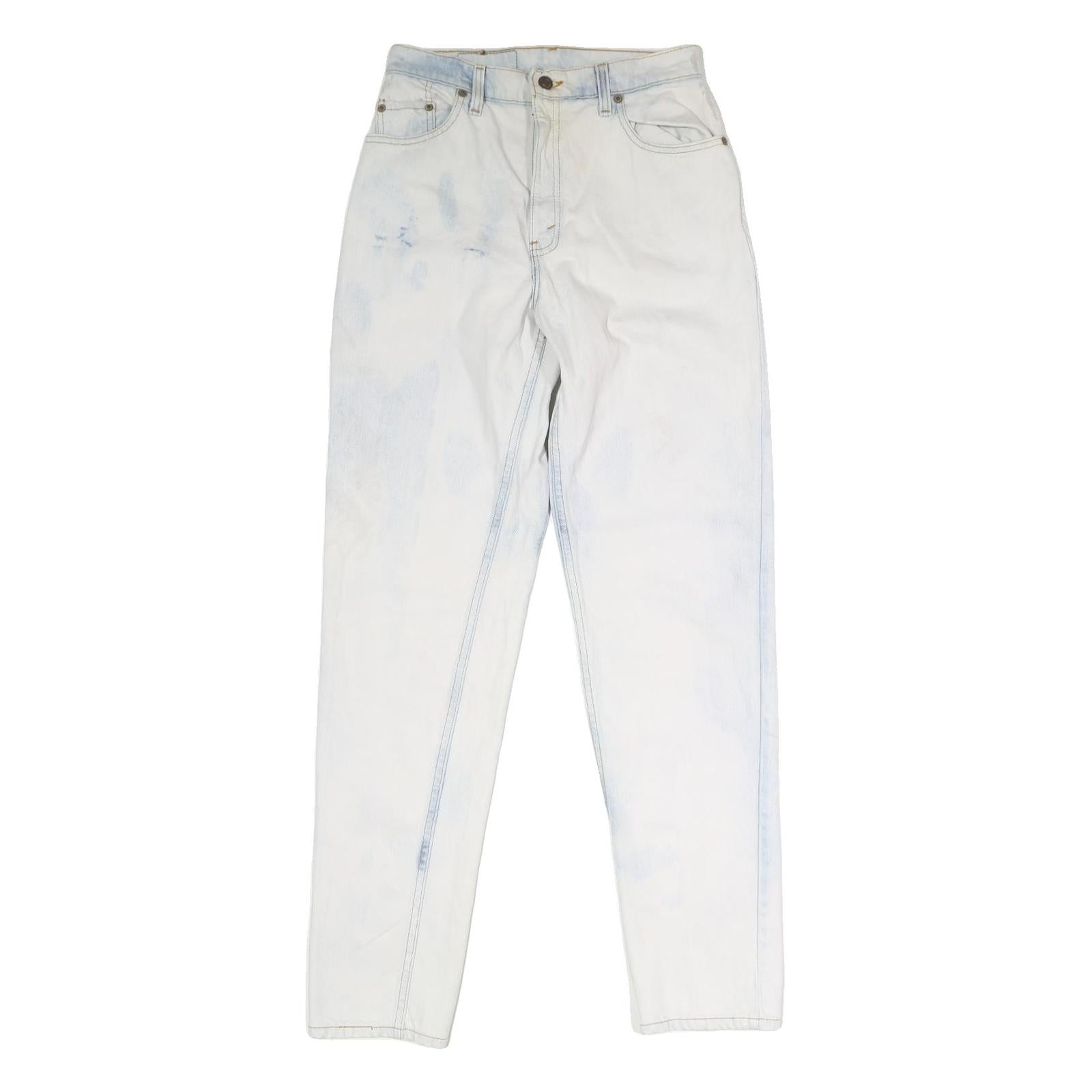 LEVI'S Womens Jeans Blue & White Regular Straight Denim Light W30 L33 Classic Refurbished - N/A refurbished available on Cerqular