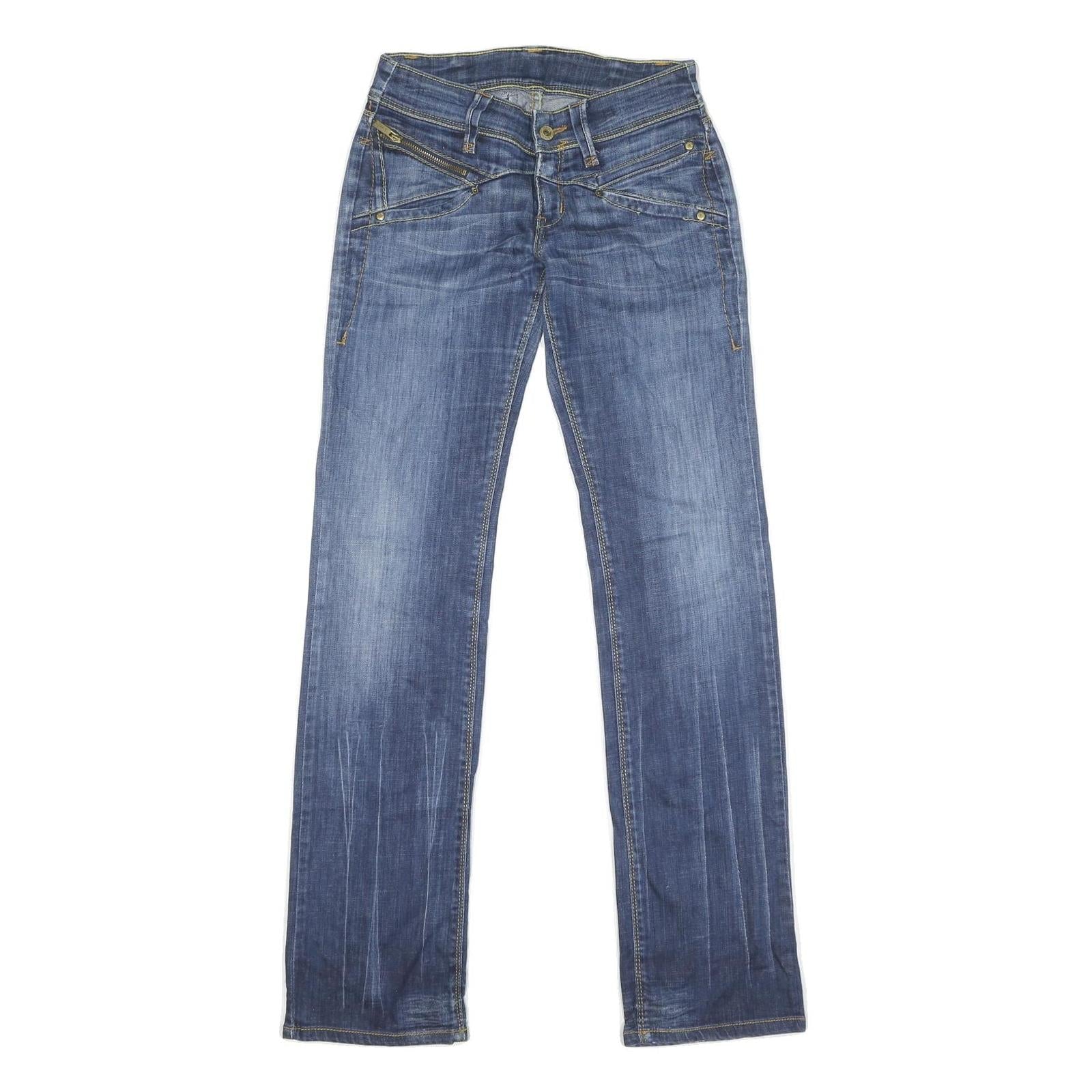 LEVI'S Womens Jeans Slim Skinny Denim Medium Wash W38 L33 Stylish Pocket Detail Refurbished - N/A refurbished available on Cerqular