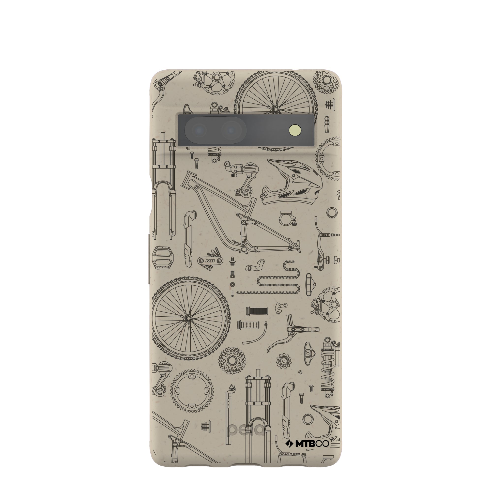 London Fog Changing Gears MTBCO Google Pixel 7a Case Refurbished - Pela Case refurbished available on Cerqular