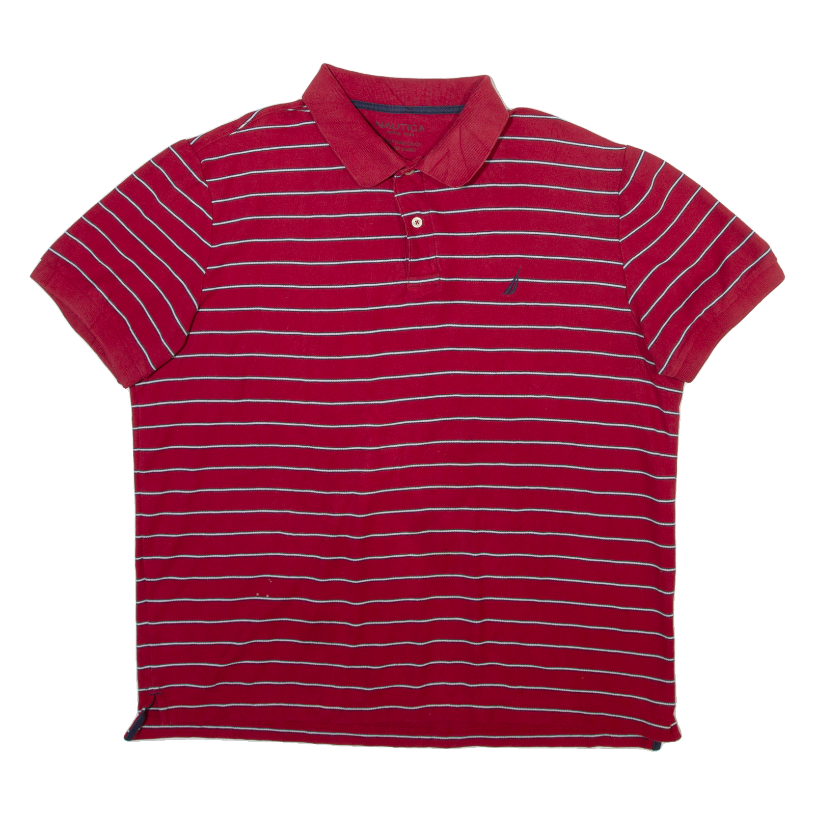 Buy NAUTICA Mens Polo Shirt Red Striped XL Refurbished - $23.39 NAUTICA Mens Polo Shirt Red Striped XL Refurbished - N/A refurbished available on Cerqular
