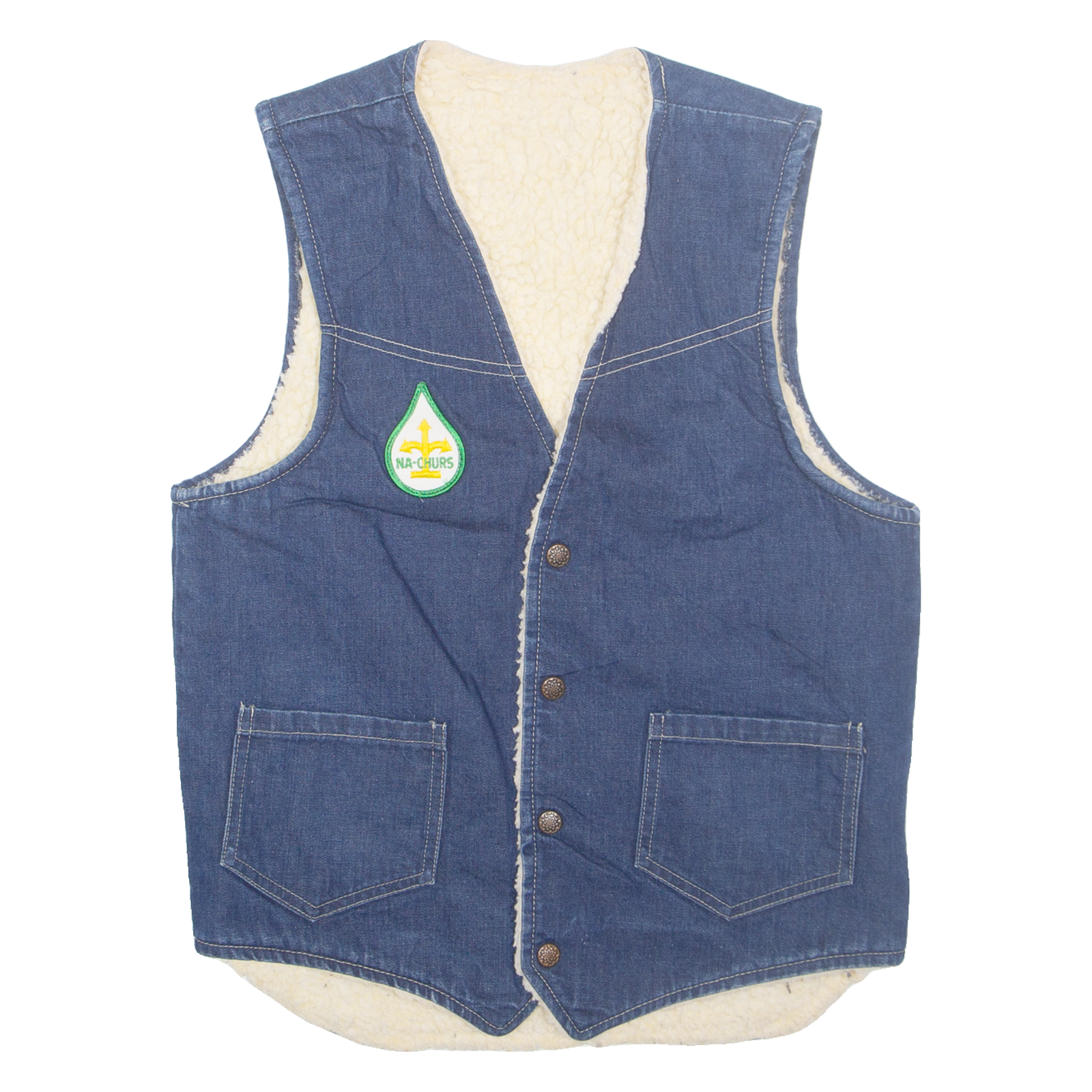 Buy Na-churs Mens Sherpa Lined Denim Waistcoat Blue S Refurbished - $54.59 Na-churs Mens Sherpa Lined Denim Waistcoat Blue S Refurbished - N/A refurbished available on Cerqular