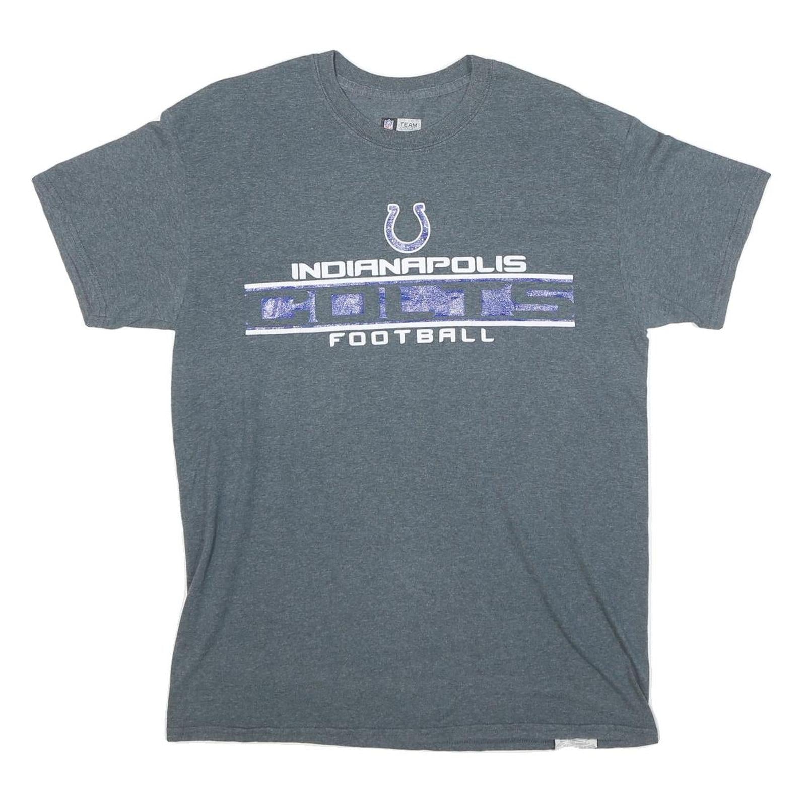 Buy NFL Mens Grey Indianapolis Colts Football Graphic T-Shirt M Short Sleeve Crew Refurbished - $19.49 NFL Mens Grey Indianapolis Colts Football Graphic T-Shirt M Short Sleeve Crew Refurbished - N/A refurbished available on Cerqular