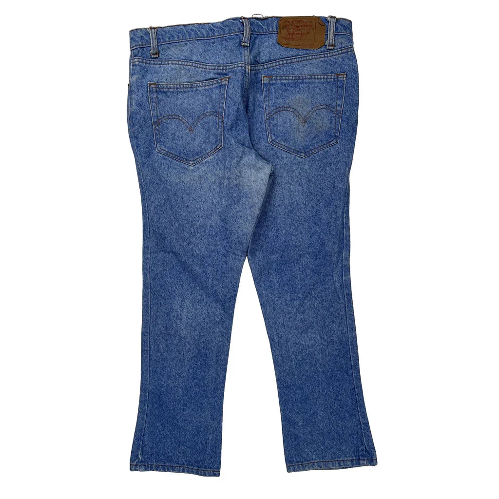 Levis 501 Jeans - 35W 27L Blue Denim Refurbished - Thrifted (note: this is a term often used to describe second- refurbished available on Cerqular