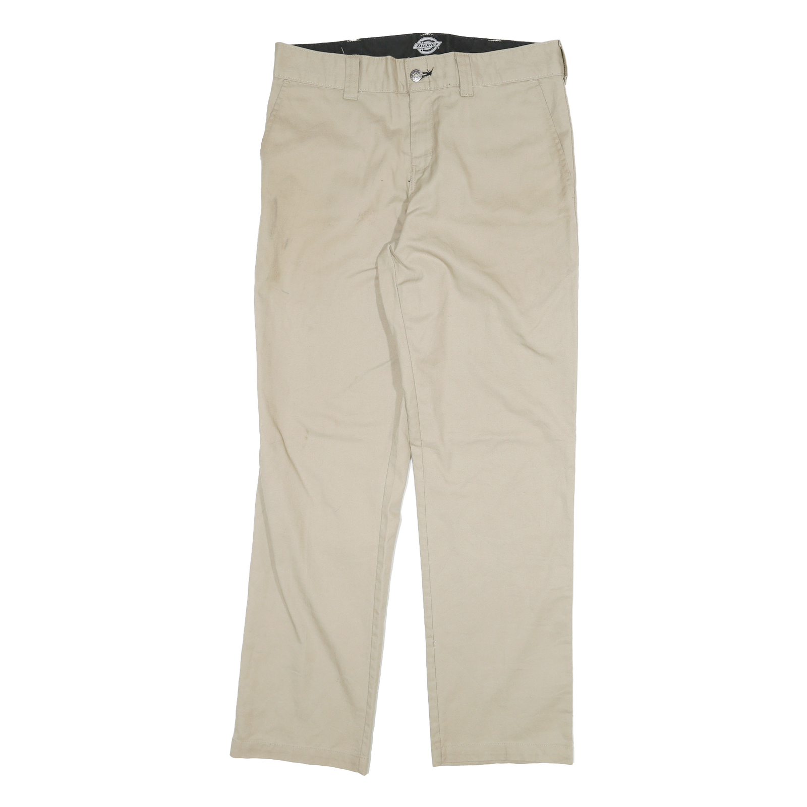 Buy DICKIES Mens Cotton Blend Beige Regular Fit Straight Leg Trousers W32 L32 Refurbished - $40.29 DICKIES Mens Cotton Blend Beige Regular Fit Straight Leg Trousers W32 L32 Refurbished - N/A refurbished available on Cerqular
