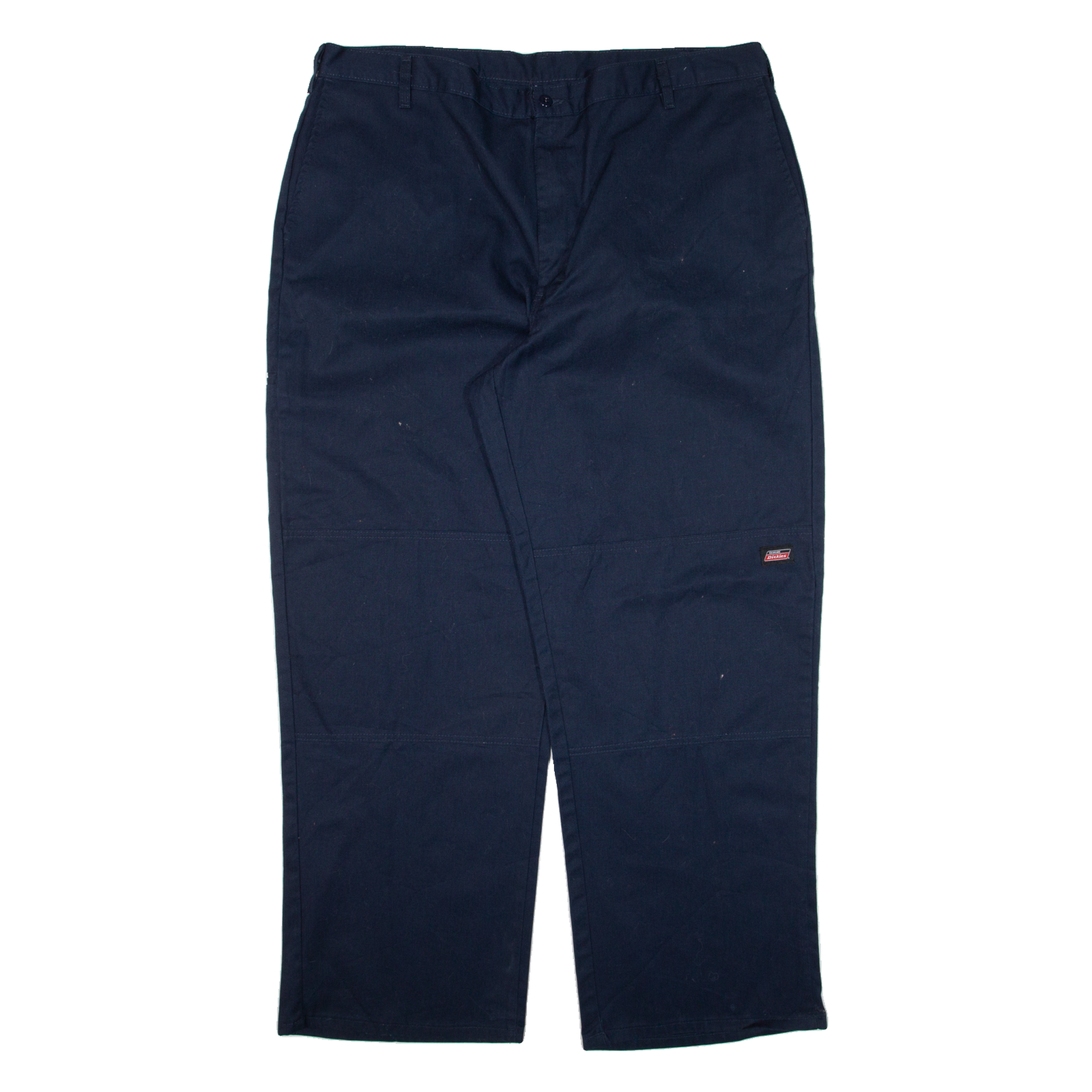 DICKIES Double-knee Workwear Mens Trousers Blue Loose Straight W42 L32 Refurbished - N/A refurbished available on Cerqular